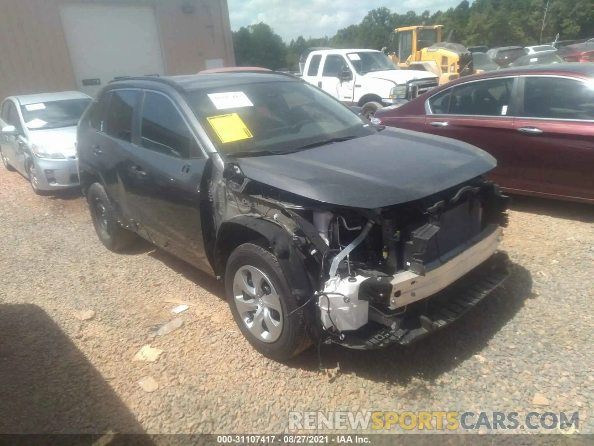 1 Photograph of a damaged car 2T3K1RFV4LC075735 TOYOTA RAV4 2020