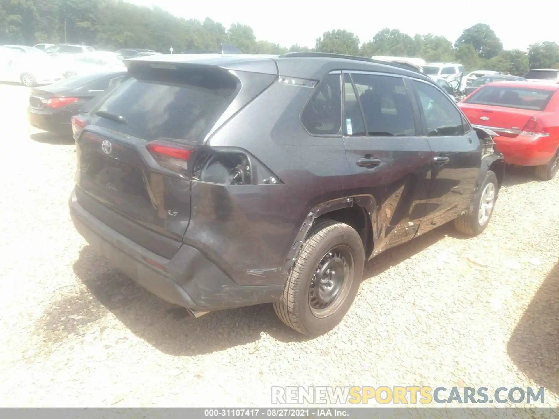 4 Photograph of a damaged car 2T3K1RFV4LC075735 TOYOTA RAV4 2020