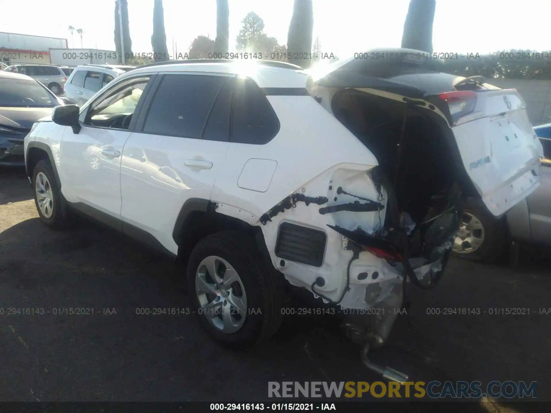 3 Photograph of a damaged car 2T3K1RFV4LW068864 TOYOTA RAV4 2020