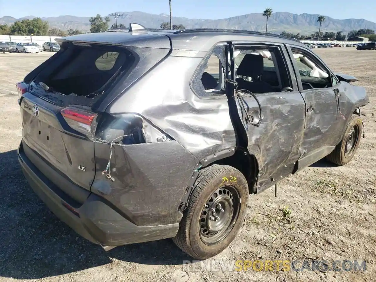 4 Photograph of a damaged car 2T3K1RFV4LW074695 TOYOTA RAV4 2020