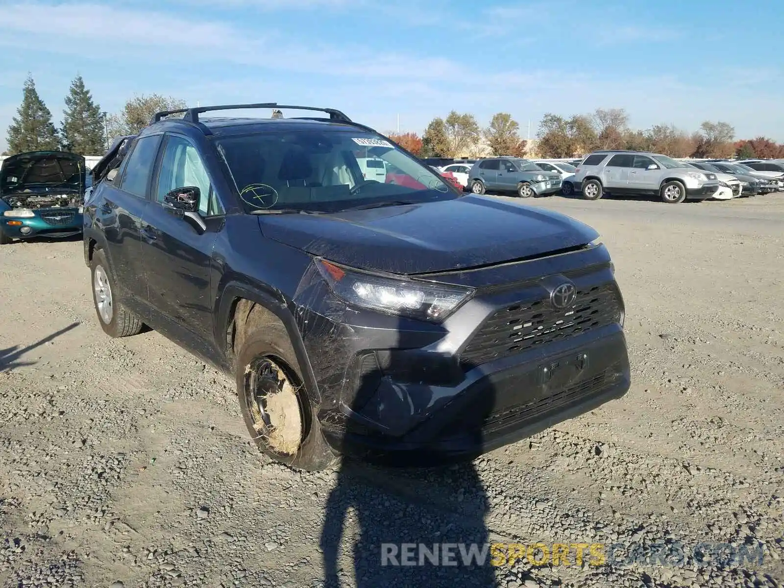 1 Photograph of a damaged car 2T3K1RFV4LW076303 TOYOTA RAV4 2020