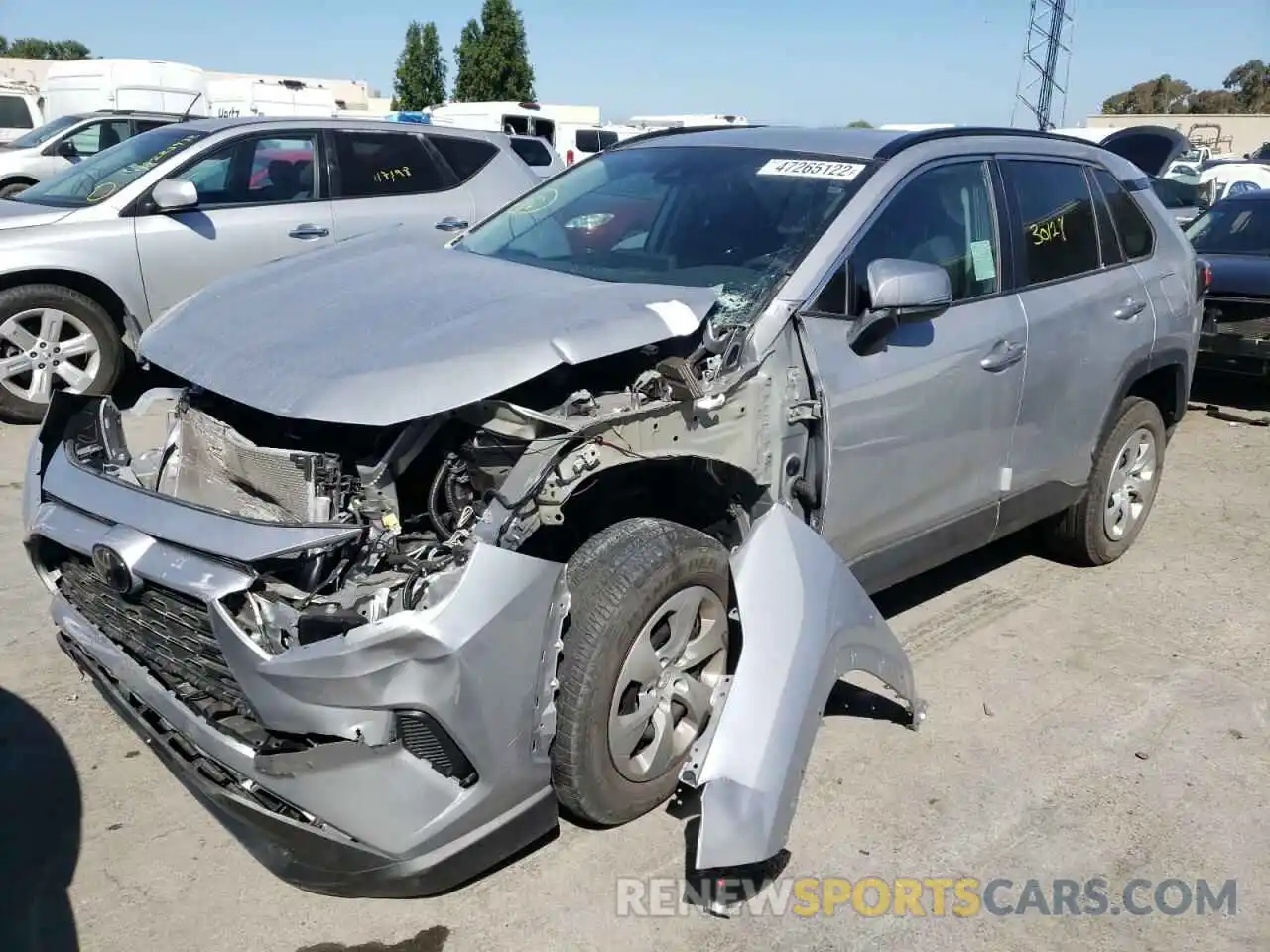 2 Photograph of a damaged car 2T3K1RFV4LW099872 TOYOTA RAV4 2020