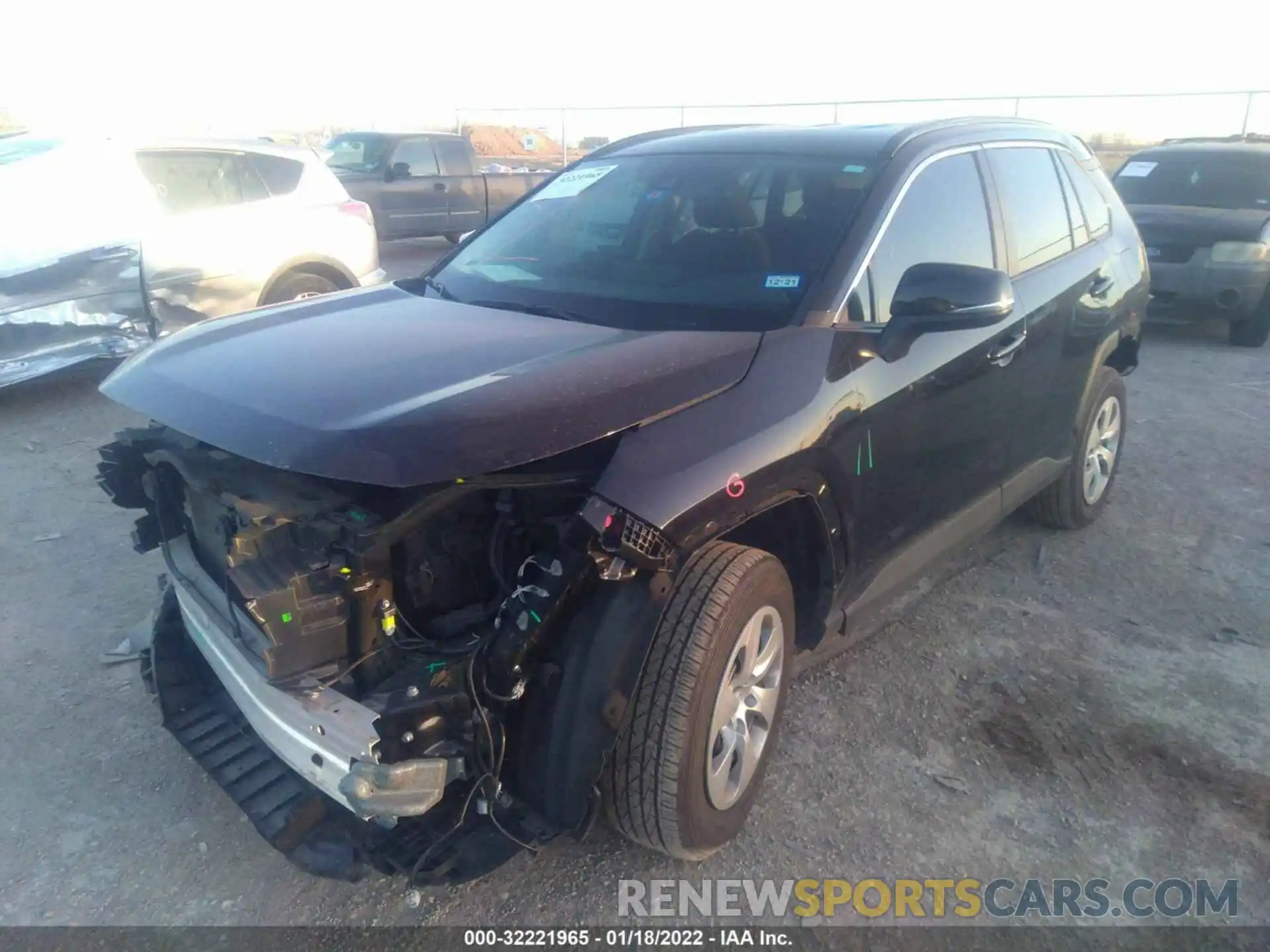 2 Photograph of a damaged car 2T3K1RFV5LC040329 TOYOTA RAV4 2020