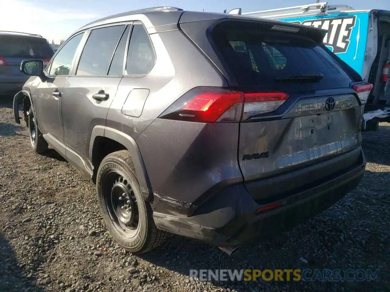 3 Photograph of a damaged car 2T3K1RFV5LC045174 TOYOTA RAV4 2020