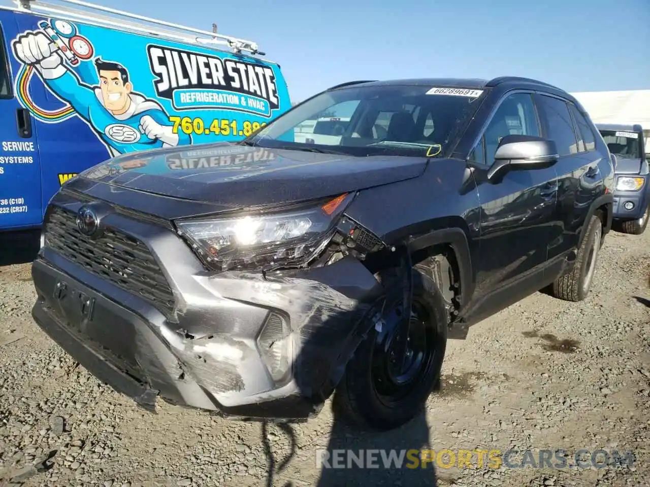 9 Photograph of a damaged car 2T3K1RFV5LC045174 TOYOTA RAV4 2020