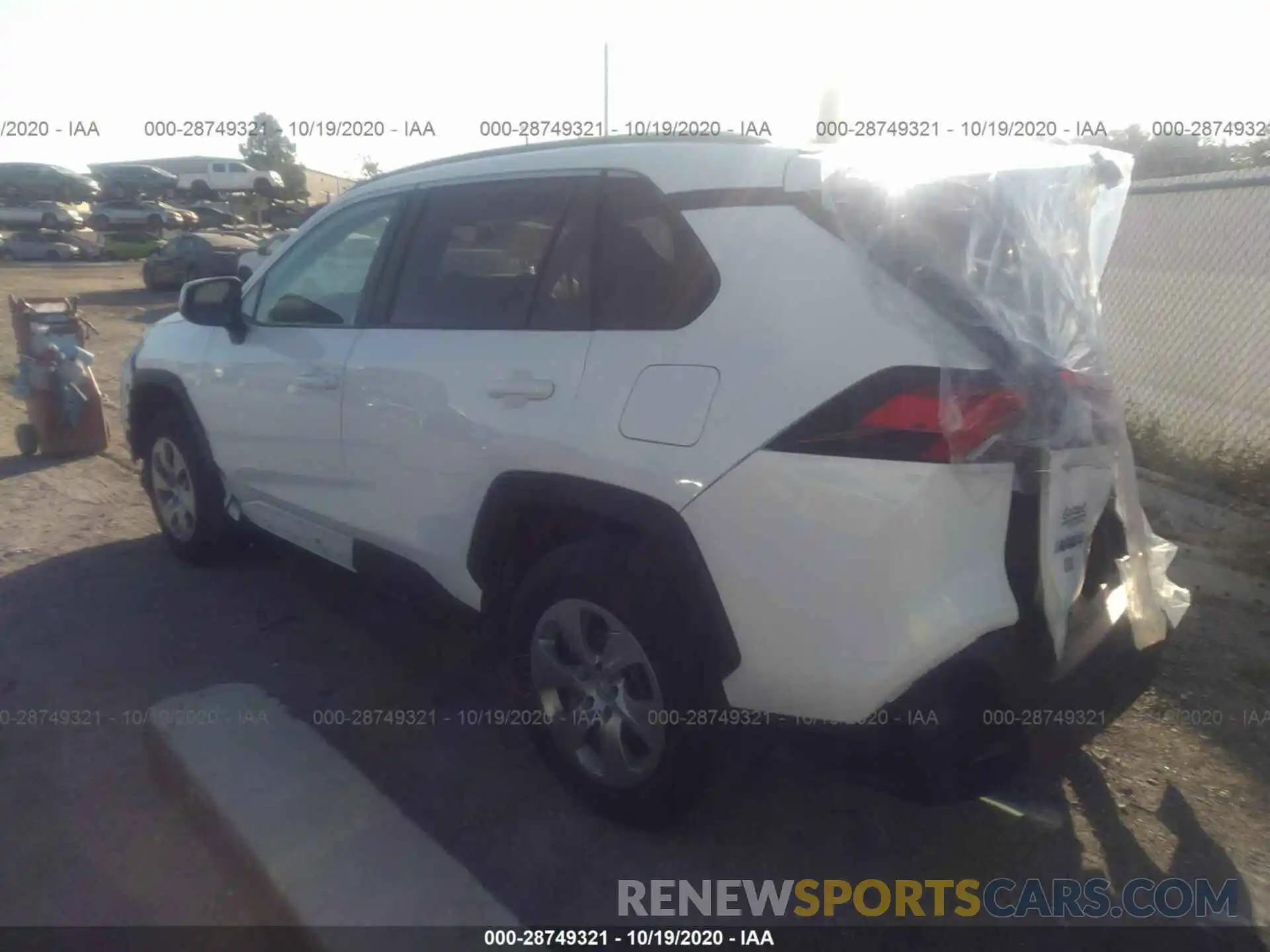 3 Photograph of a damaged car 2T3K1RFV5LC047619 TOYOTA RAV4 2020