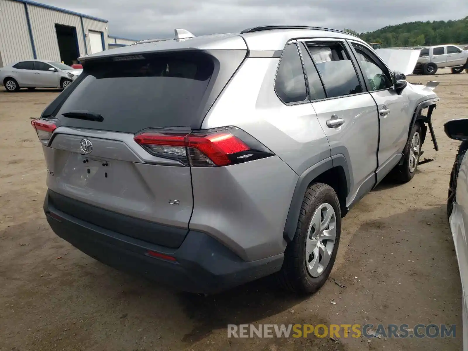 4 Photograph of a damaged car 2T3K1RFV5LC056871 TOYOTA RAV4 2020