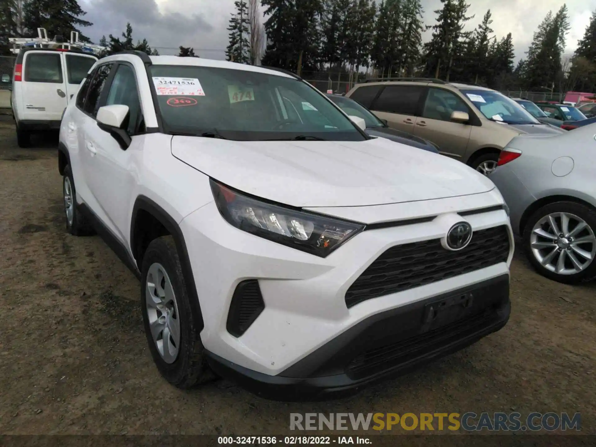 1 Фотография поврежденного автомобиля 2T3K1RFV5LC062962 TOYOTA RAV4 2020