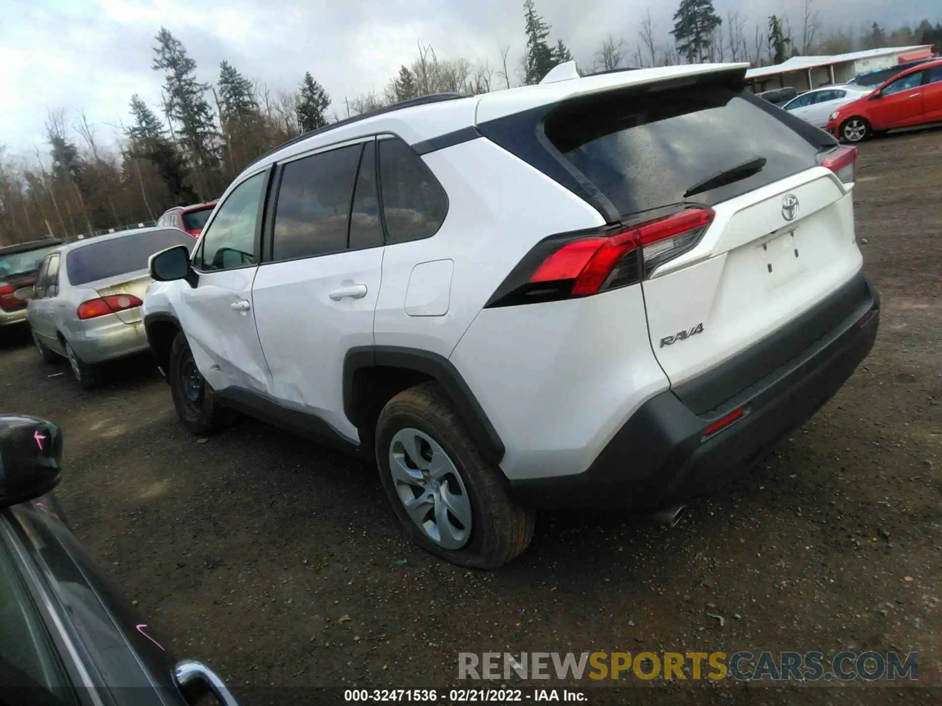 3 Photograph of a damaged car 2T3K1RFV5LC062962 TOYOTA RAV4 2020