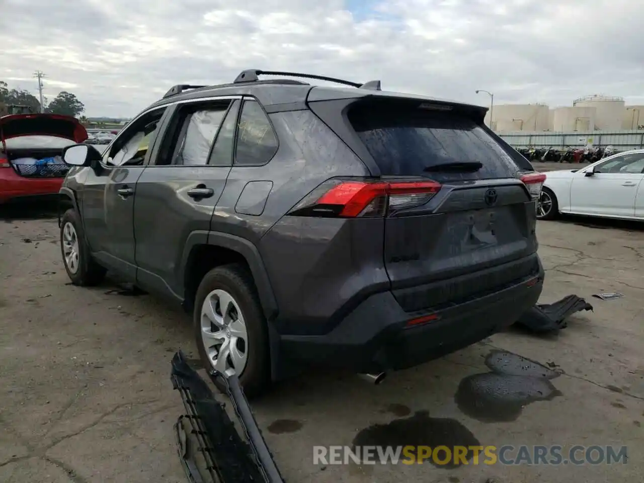 3 Photograph of a damaged car 2T3K1RFV5LW099752 TOYOTA RAV4 2020