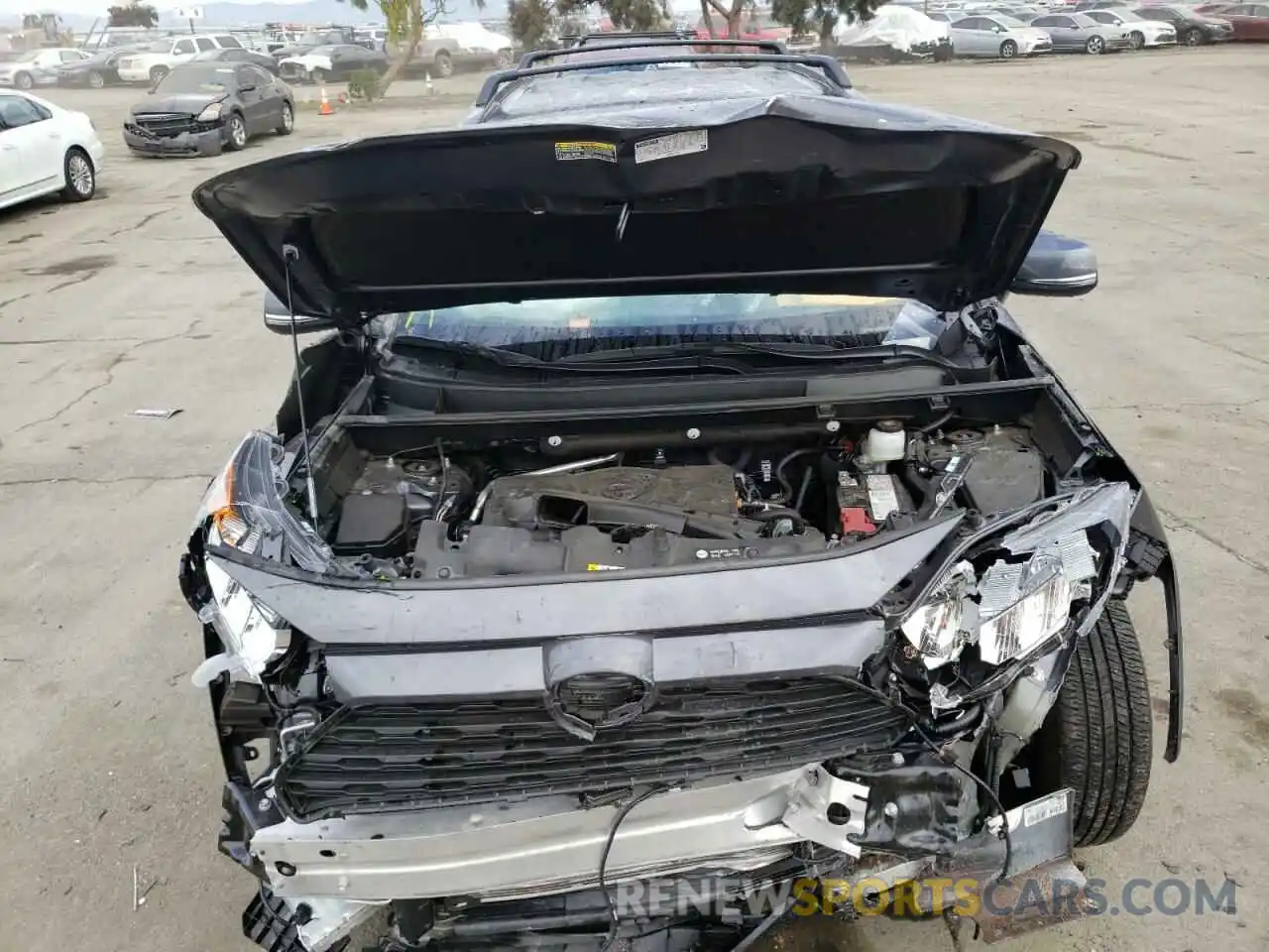 7 Фотография поврежденного автомобиля 2T3K1RFV5LW099752 TOYOTA RAV4 2020