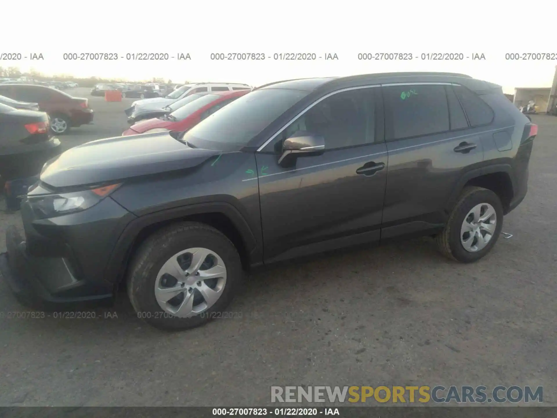 2 Photograph of a damaged car 2T3K1RFV6LC038962 TOYOTA RAV4 2020