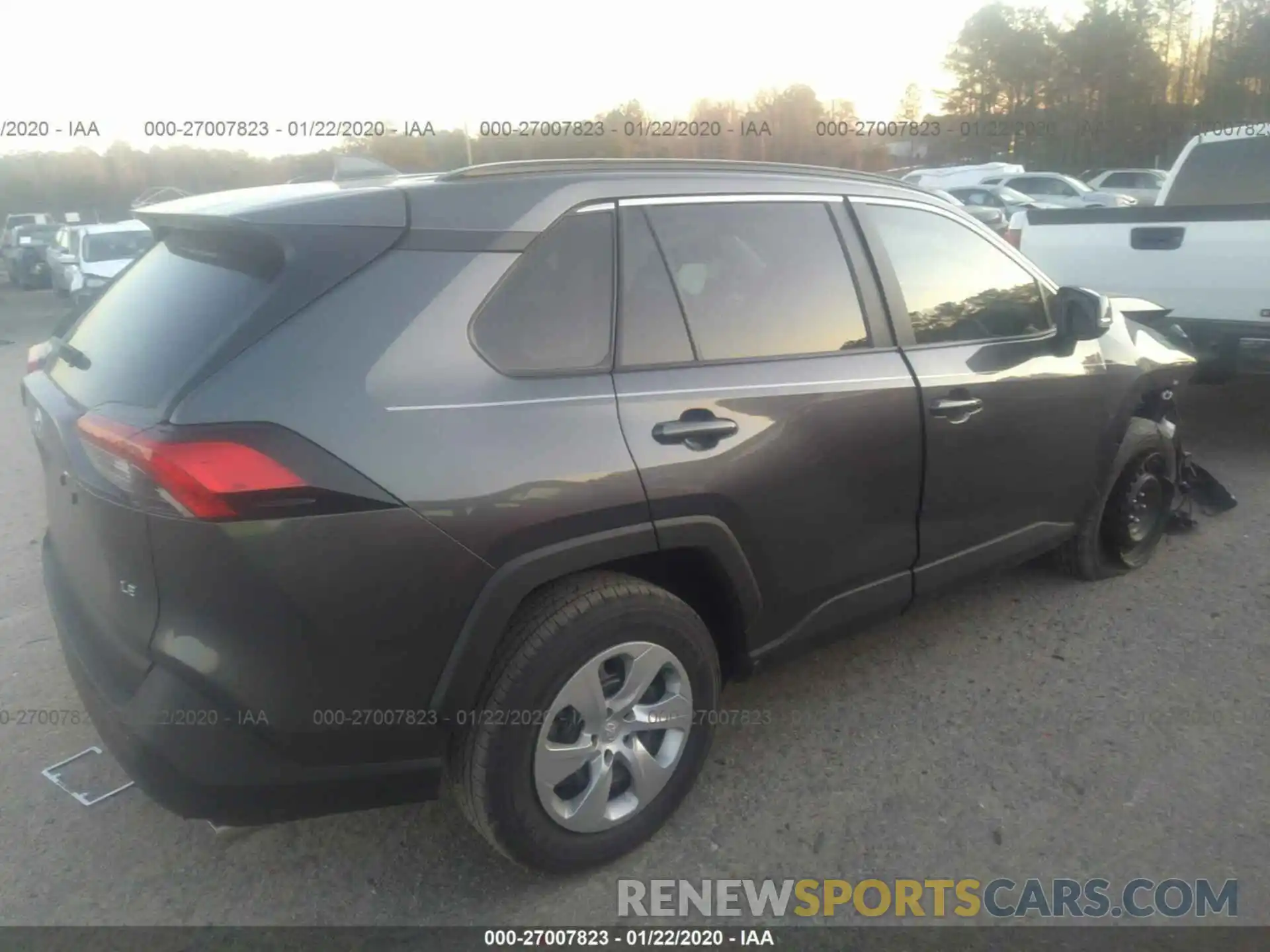 4 Photograph of a damaged car 2T3K1RFV6LC038962 TOYOTA RAV4 2020