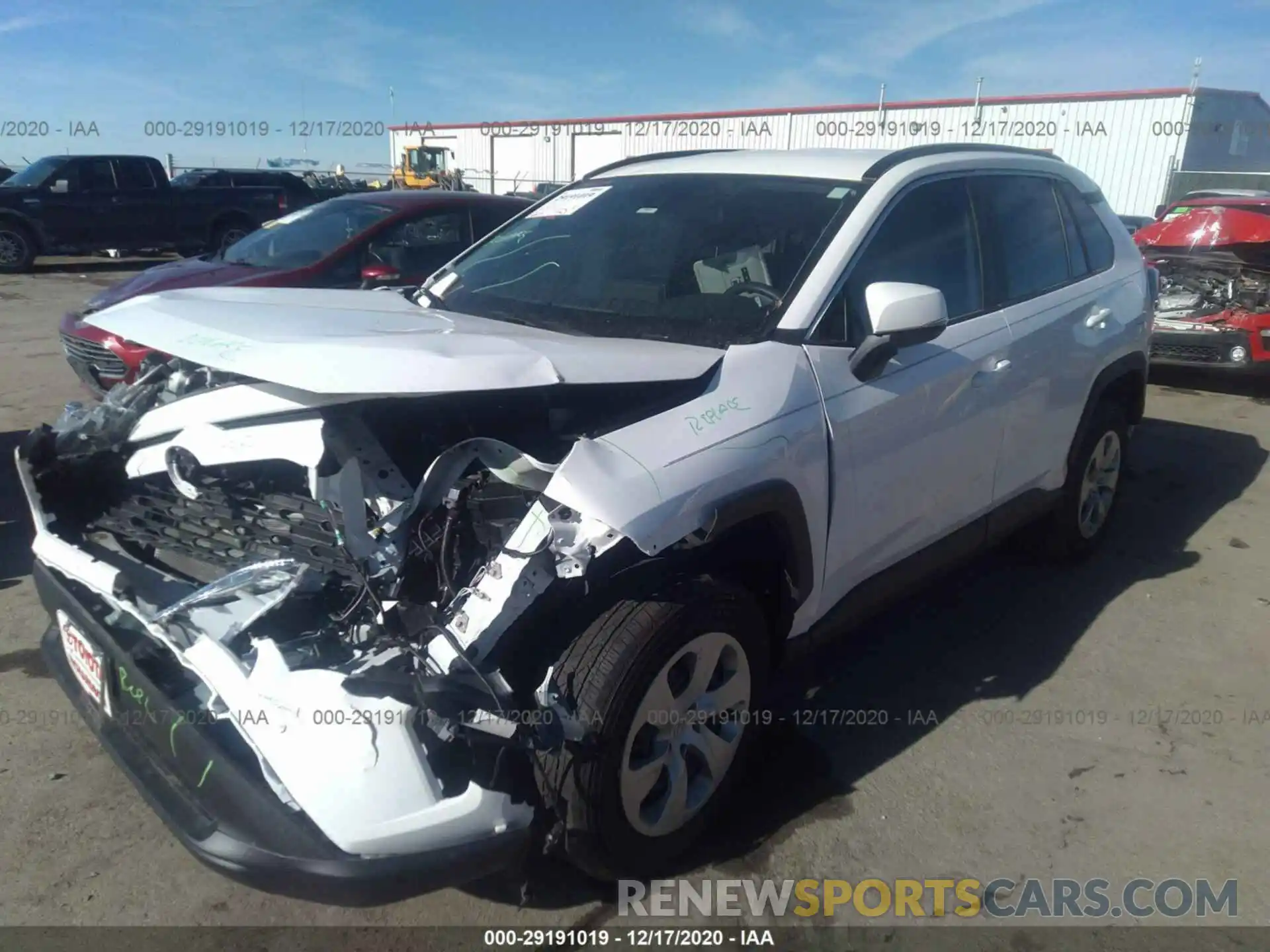 2 Photograph of a damaged car 2T3K1RFV6LC046673 TOYOTA RAV4 2020