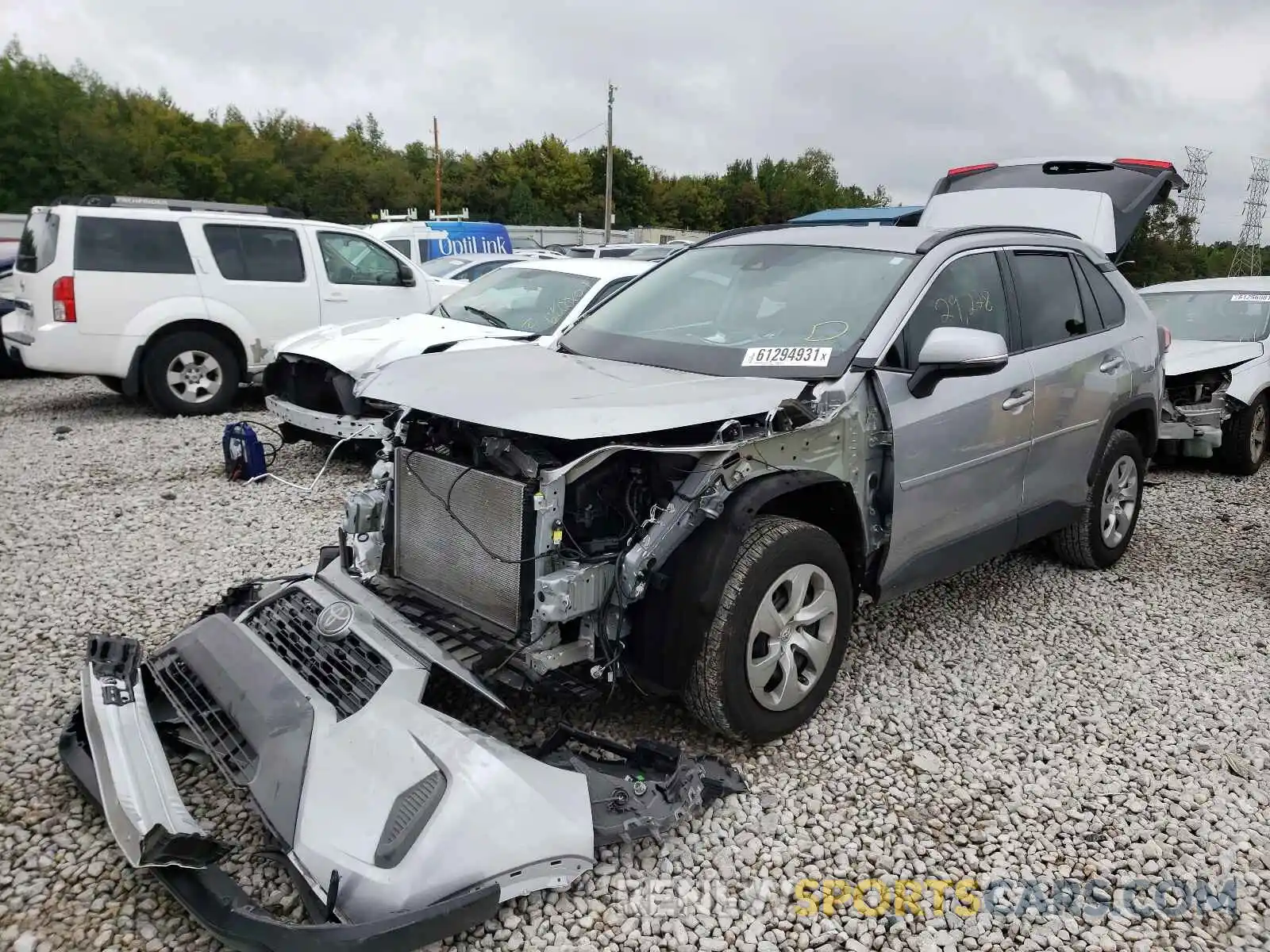 2 Photograph of a damaged car 2T3K1RFV6LC065708 TOYOTA RAV4 2020