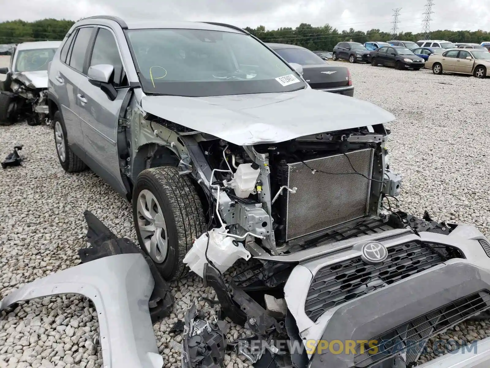 9 Photograph of a damaged car 2T3K1RFV6LC065708 TOYOTA RAV4 2020