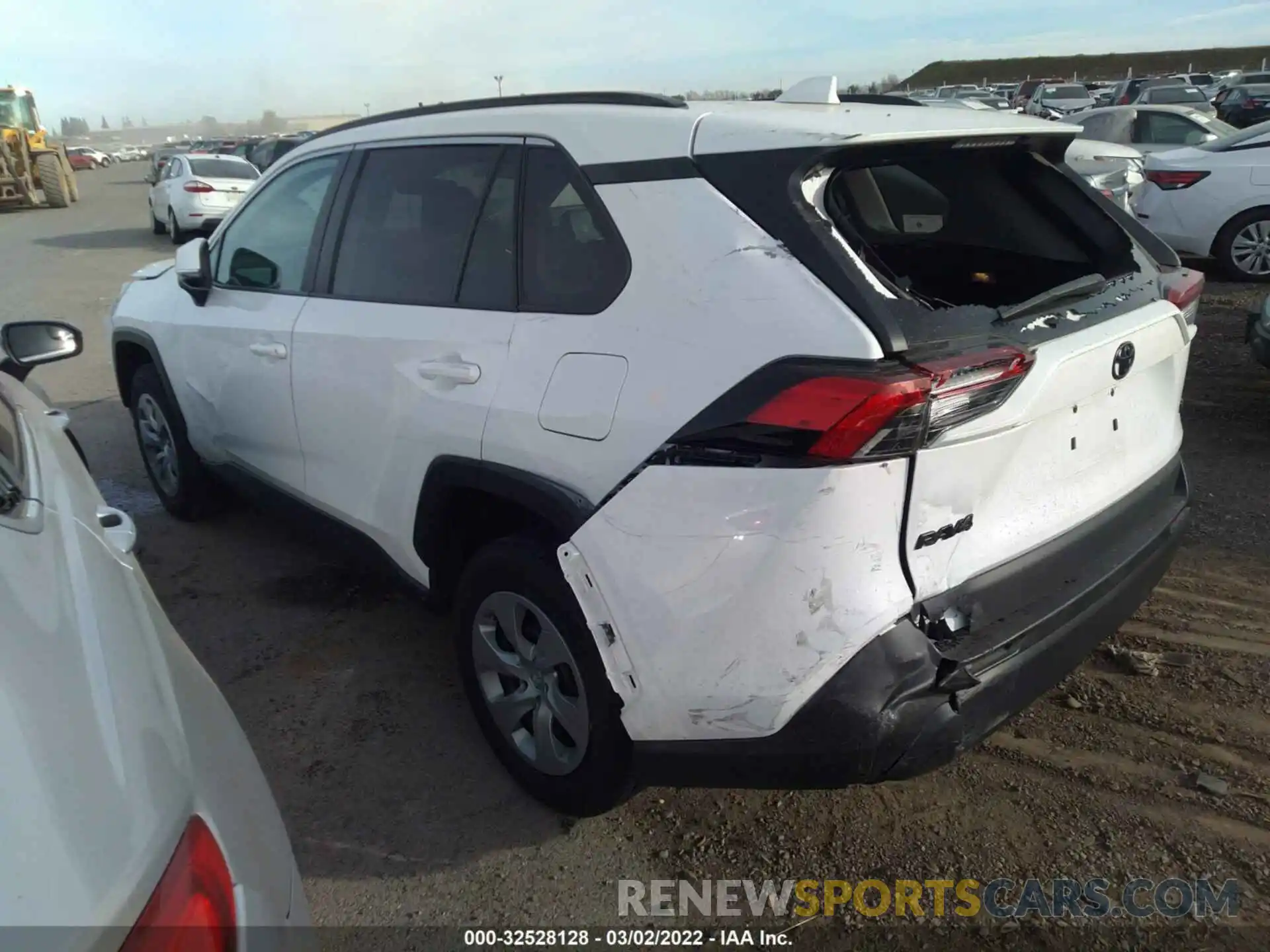 3 Photograph of a damaged car 2T3K1RFV6LW066808 TOYOTA RAV4 2020