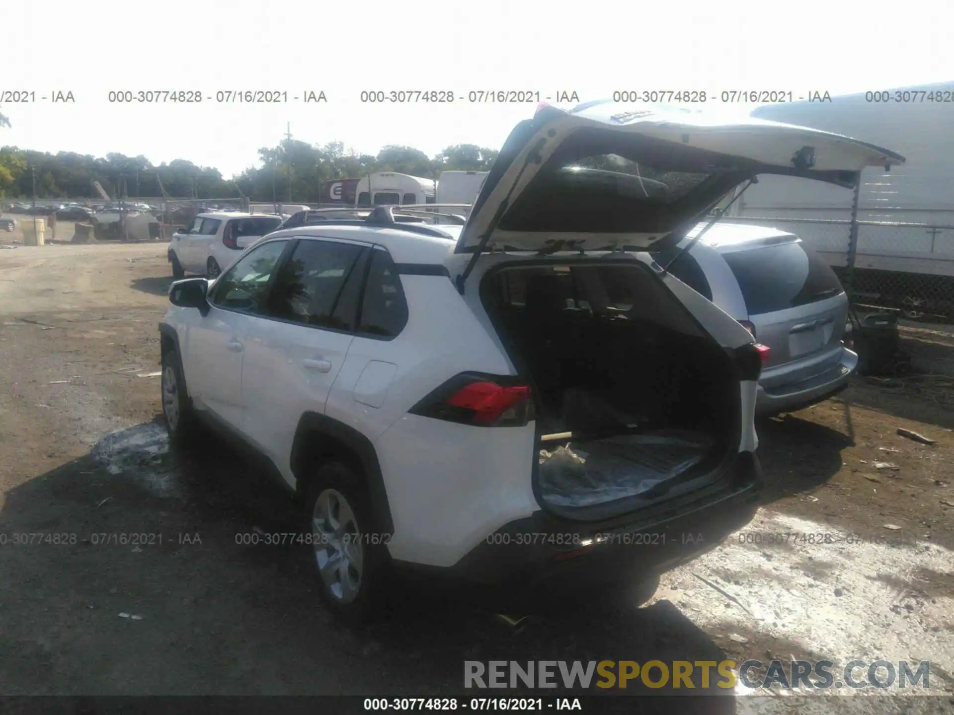 3 Photograph of a damaged car 2T3K1RFV6LW097895 TOYOTA RAV4 2020