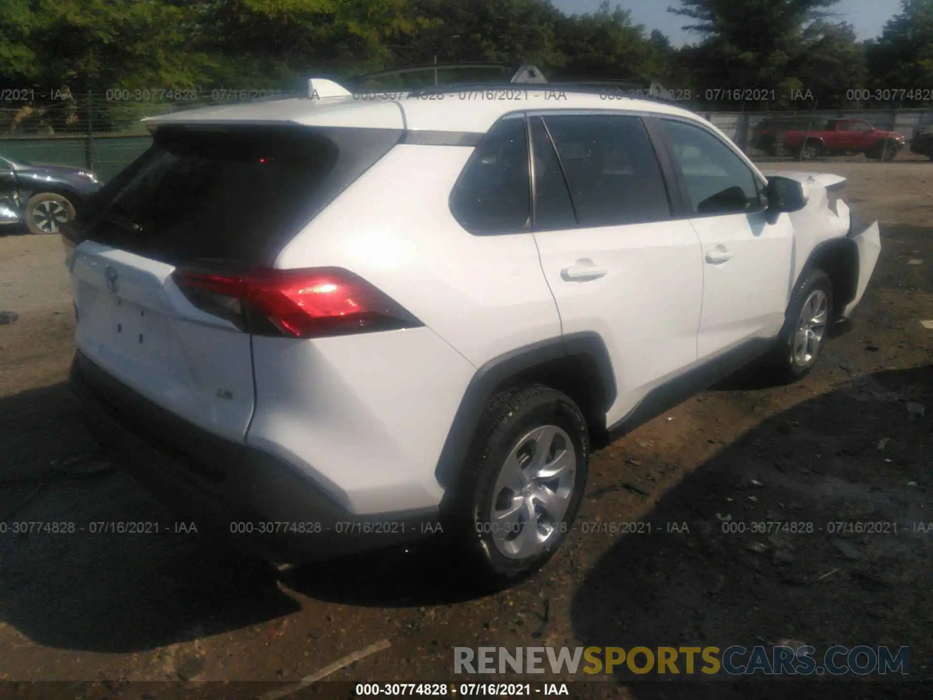 4 Photograph of a damaged car 2T3K1RFV6LW097895 TOYOTA RAV4 2020