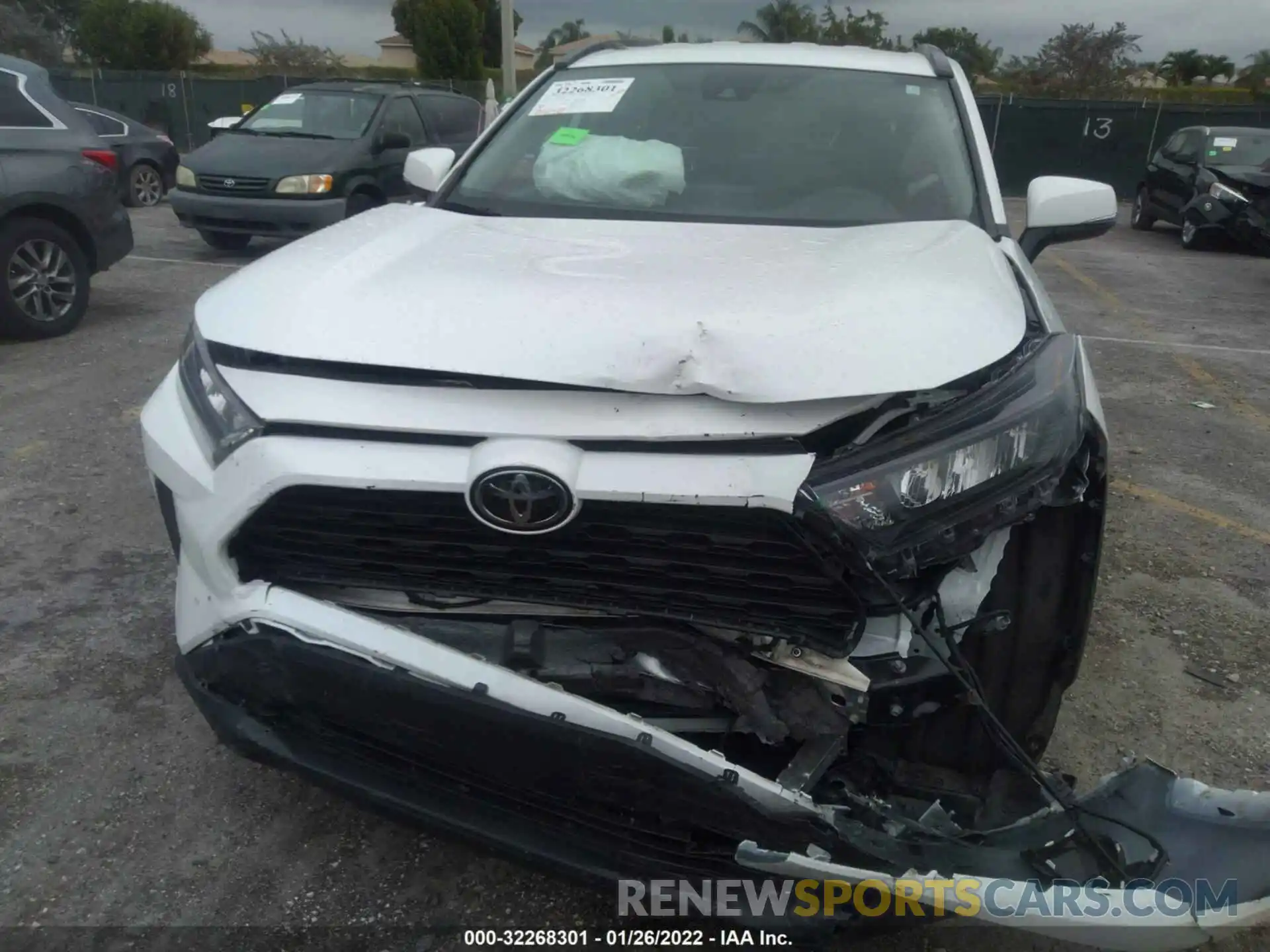 6 Photograph of a damaged car 2T3K1RFV7LC042566 TOYOTA RAV4 2020