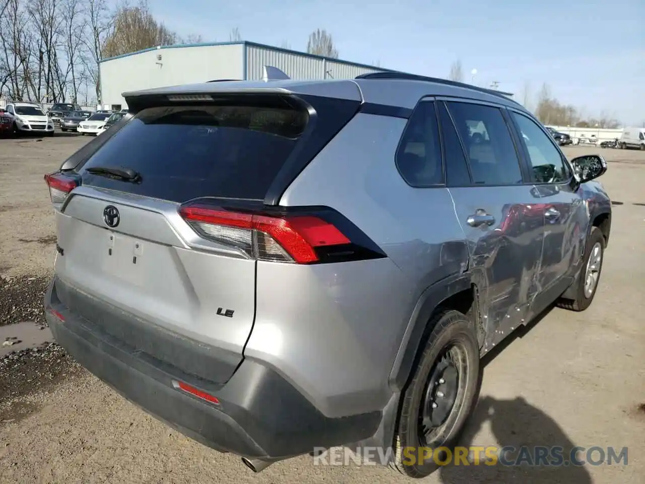 4 Photograph of a damaged car 2T3K1RFV7LC055771 TOYOTA RAV4 2020