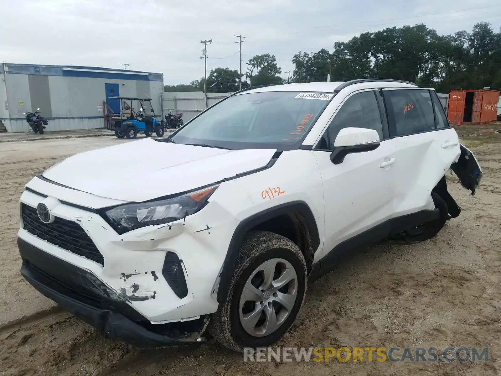 2 Photograph of a damaged car 2T3K1RFV7LC061828 TOYOTA RAV4 2020