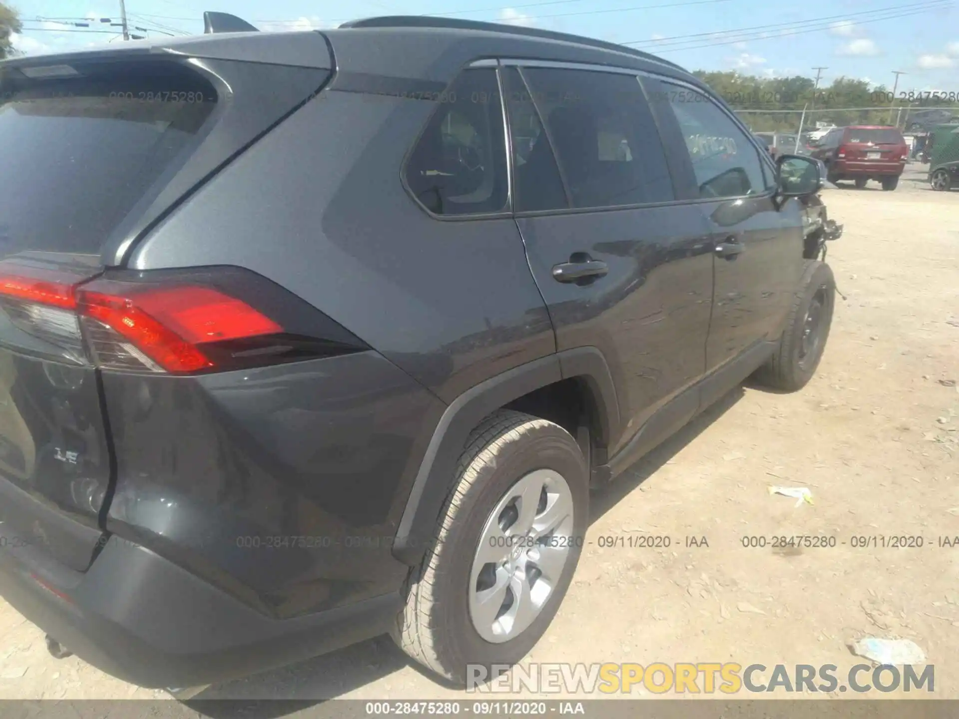 4 Photograph of a damaged car 2T3K1RFV7LC064289 TOYOTA RAV4 2020