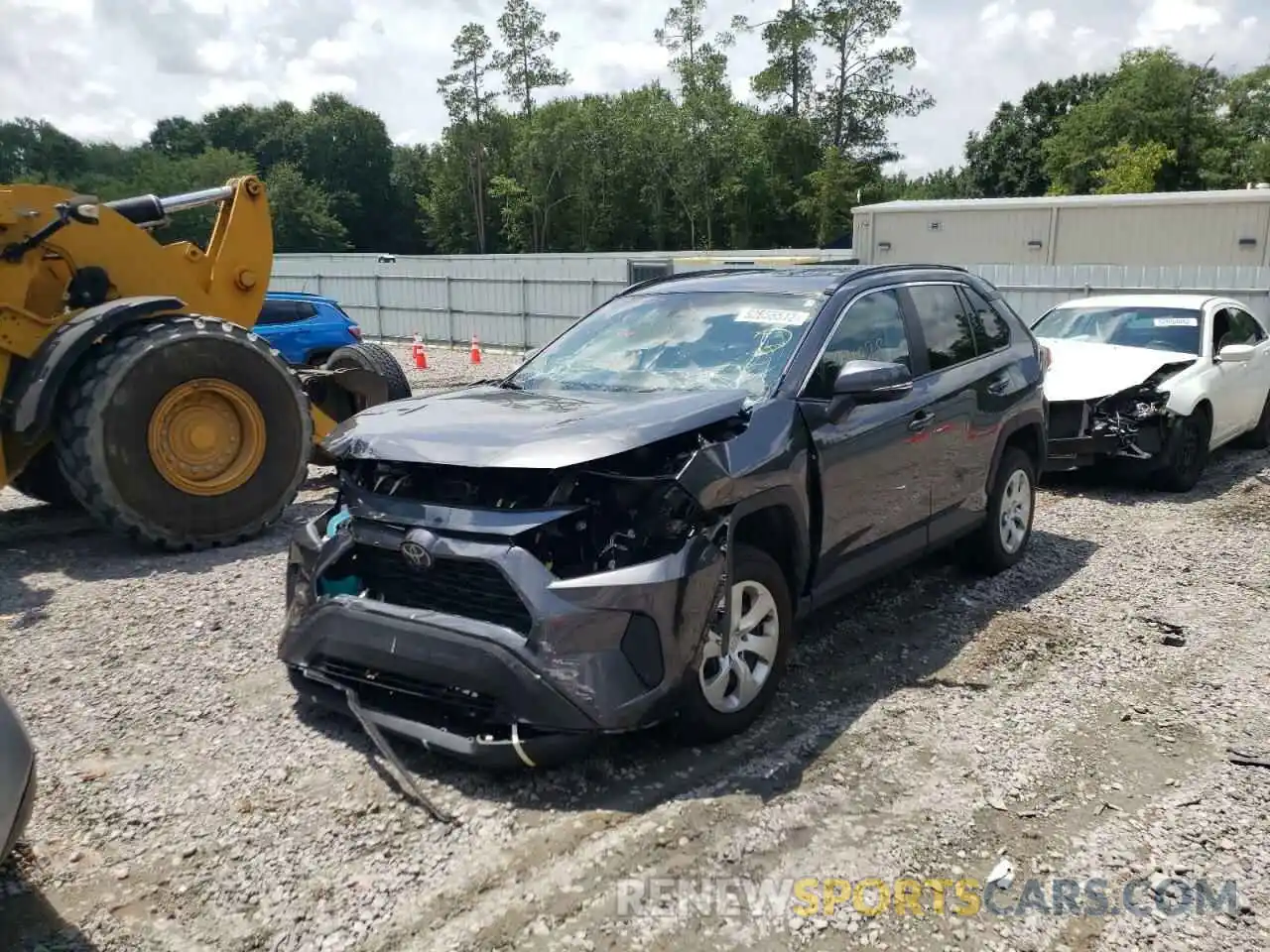 2 Photograph of a damaged car 2T3K1RFV7LC076989 TOYOTA RAV4 2020