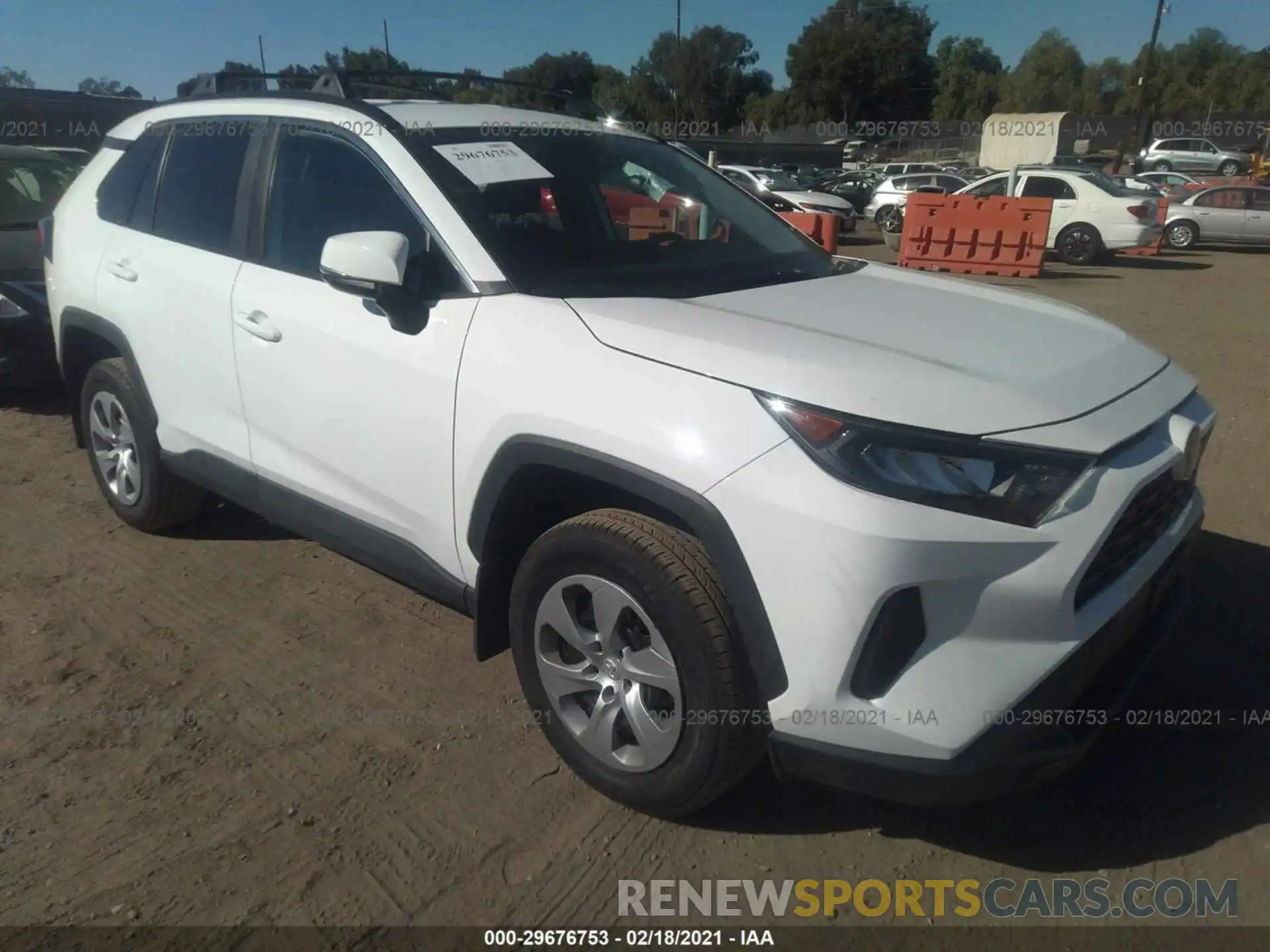 1 Photograph of a damaged car 2T3K1RFV7LW067885 TOYOTA RAV4 2020