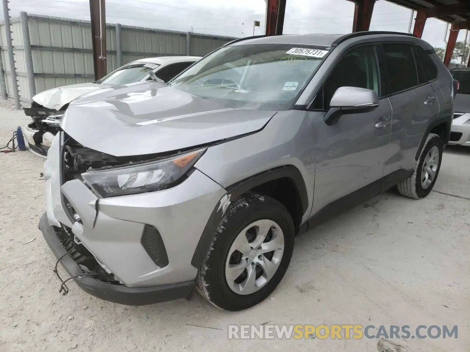 2 Photograph of a damaged car 2T3K1RFV8LC061255 TOYOTA RAV4 2020