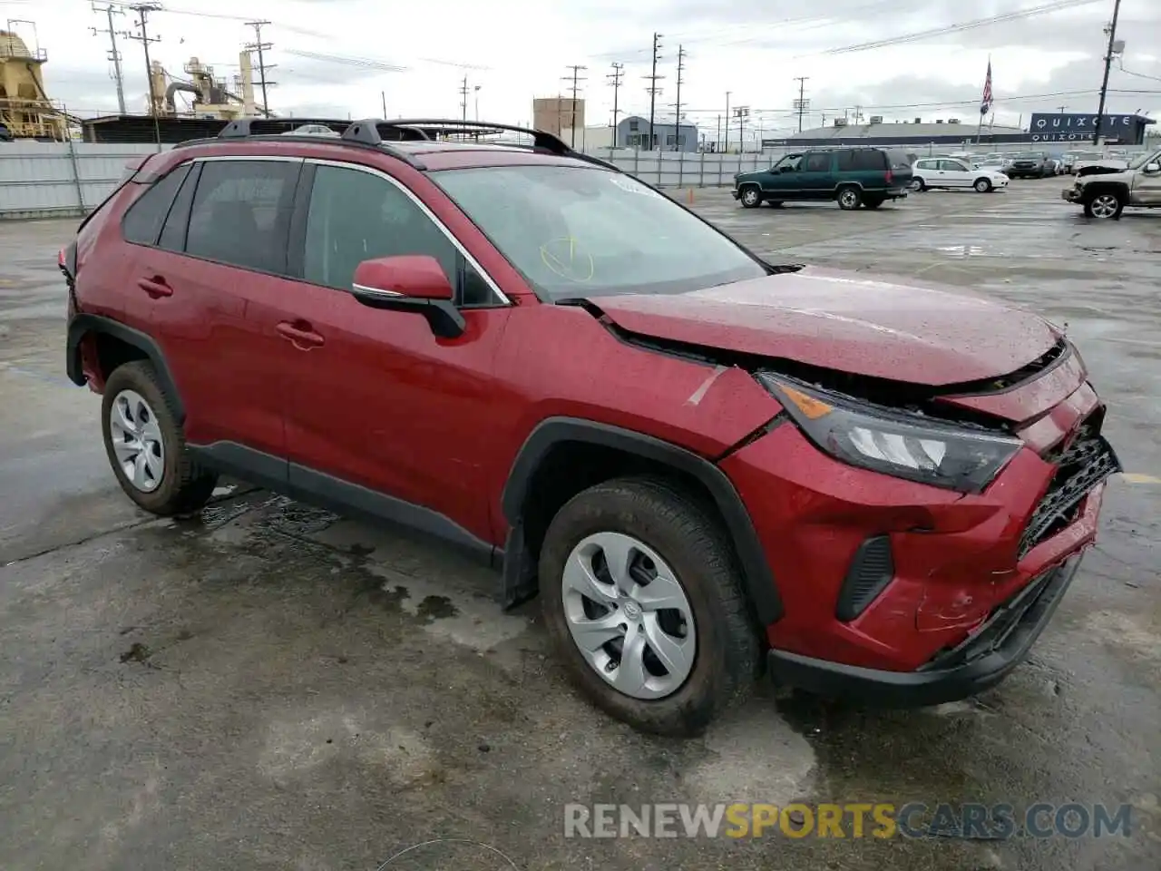 1 Photograph of a damaged car 2T3K1RFV8LW075400 TOYOTA RAV4 2020