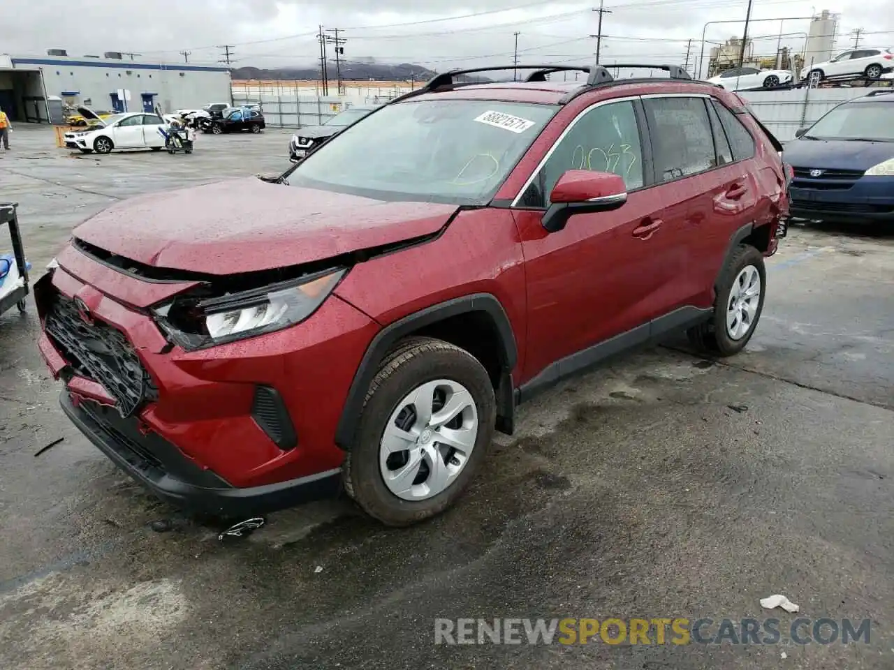 2 Photograph of a damaged car 2T3K1RFV8LW075400 TOYOTA RAV4 2020