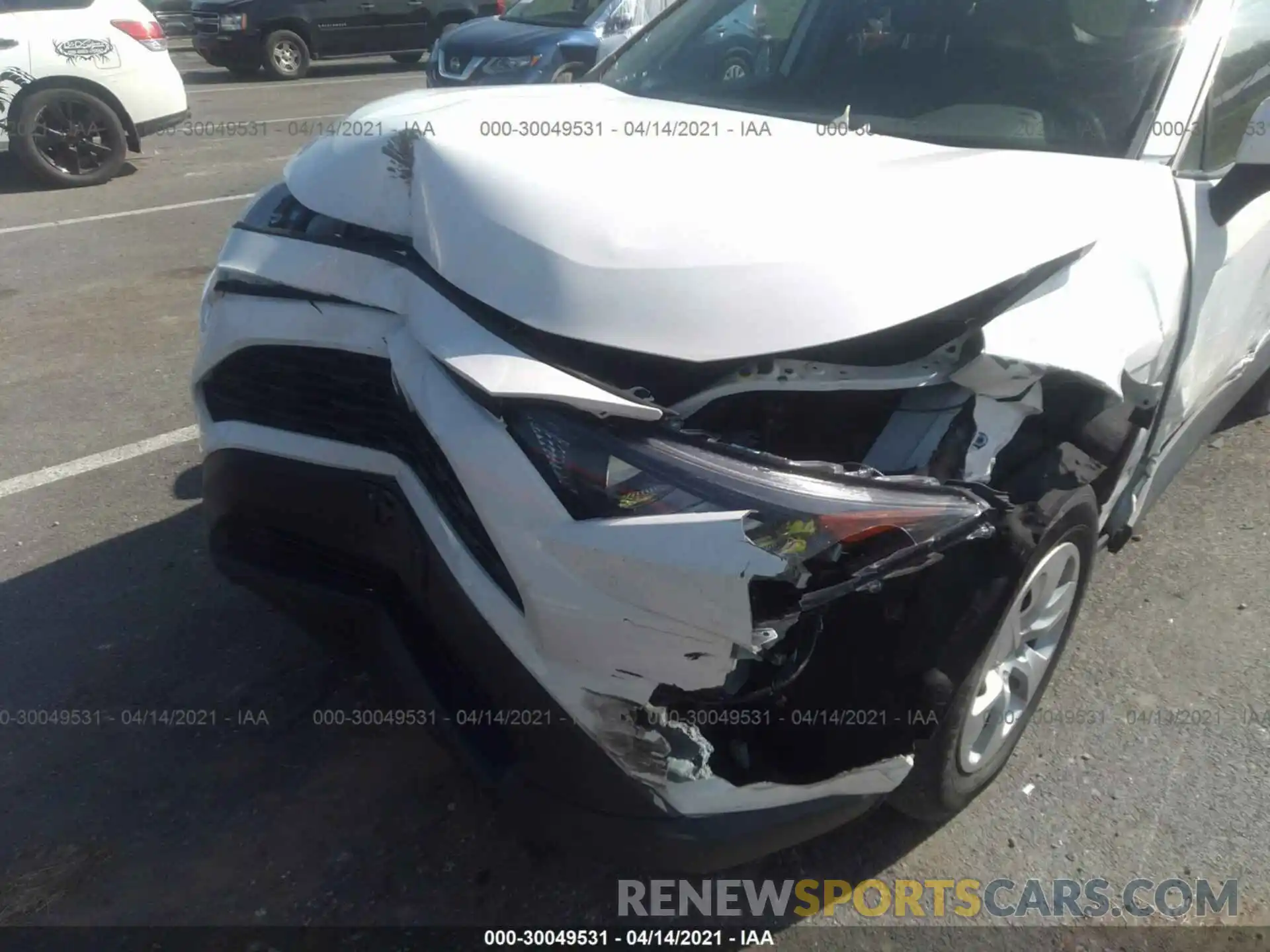 6 Photograph of a damaged car 2T3K1RFV8LW090463 TOYOTA RAV4 2020