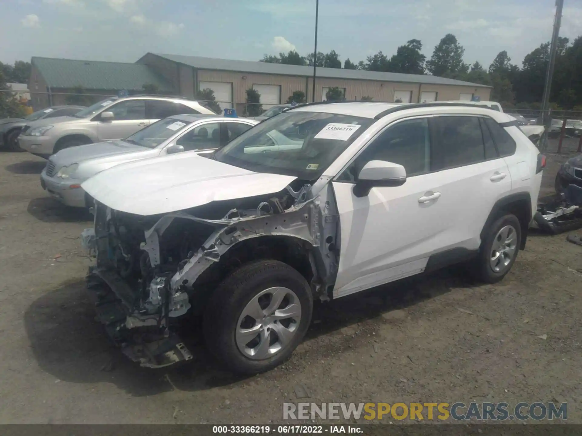 2 Photograph of a damaged car 2T3K1RFV8LW100697 TOYOTA RAV4 2020