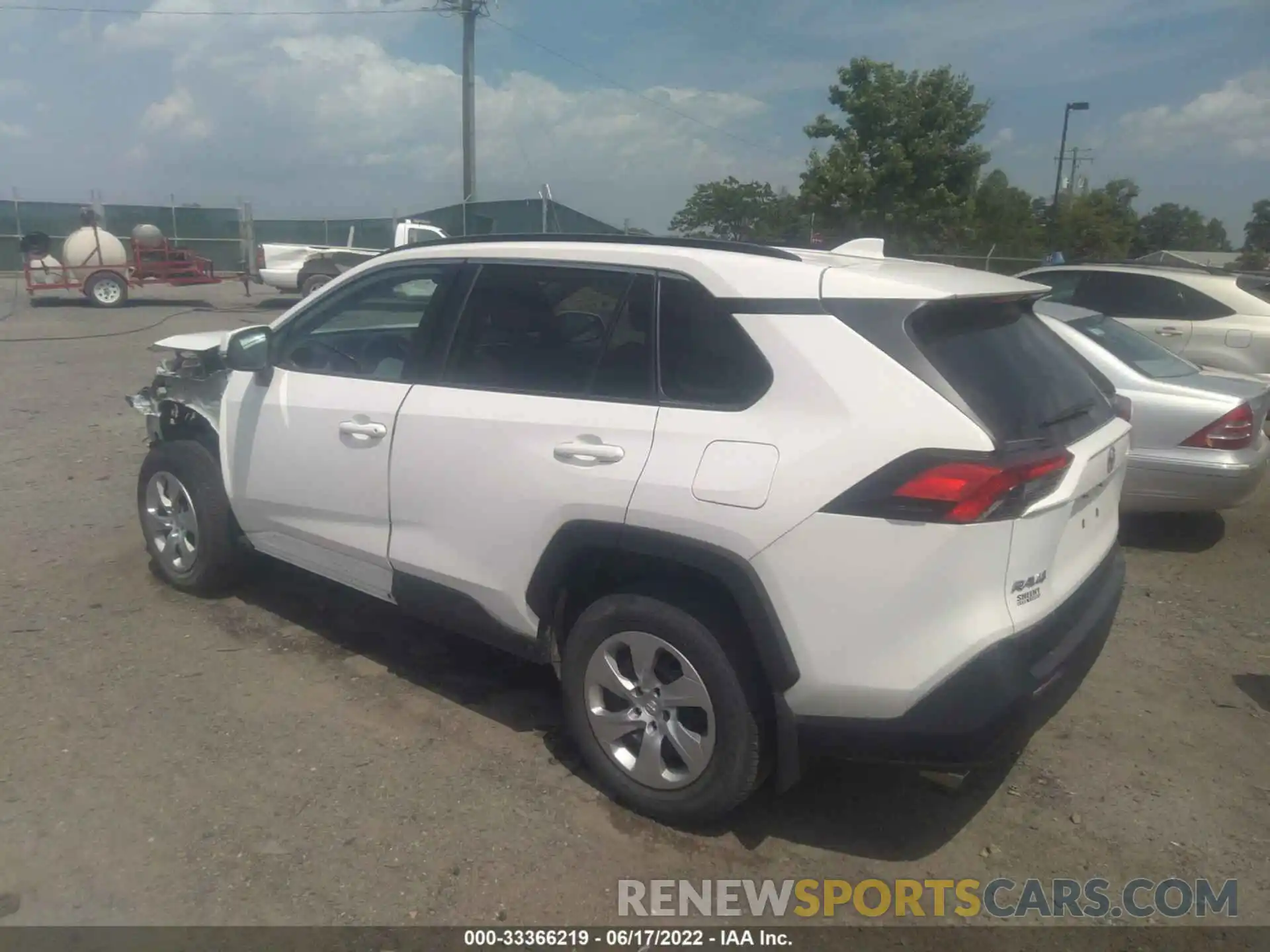 3 Photograph of a damaged car 2T3K1RFV8LW100697 TOYOTA RAV4 2020