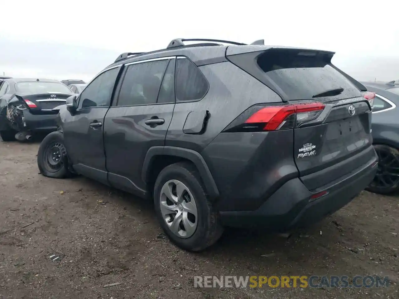 2 Photograph of a damaged car 2T3K1RFV9LC037286 TOYOTA RAV4 2020