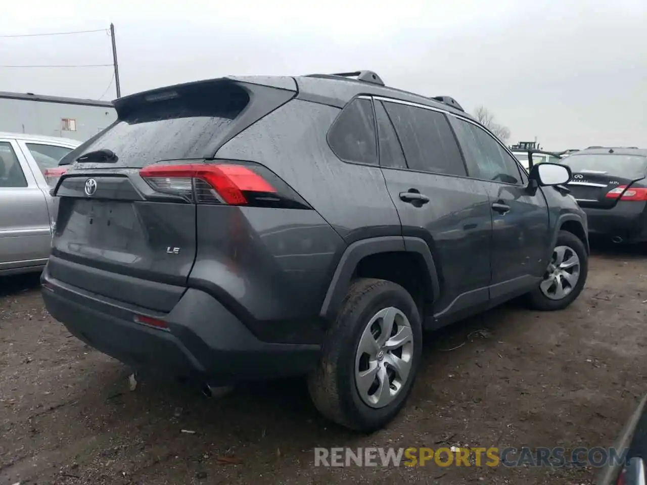 3 Photograph of a damaged car 2T3K1RFV9LC037286 TOYOTA RAV4 2020