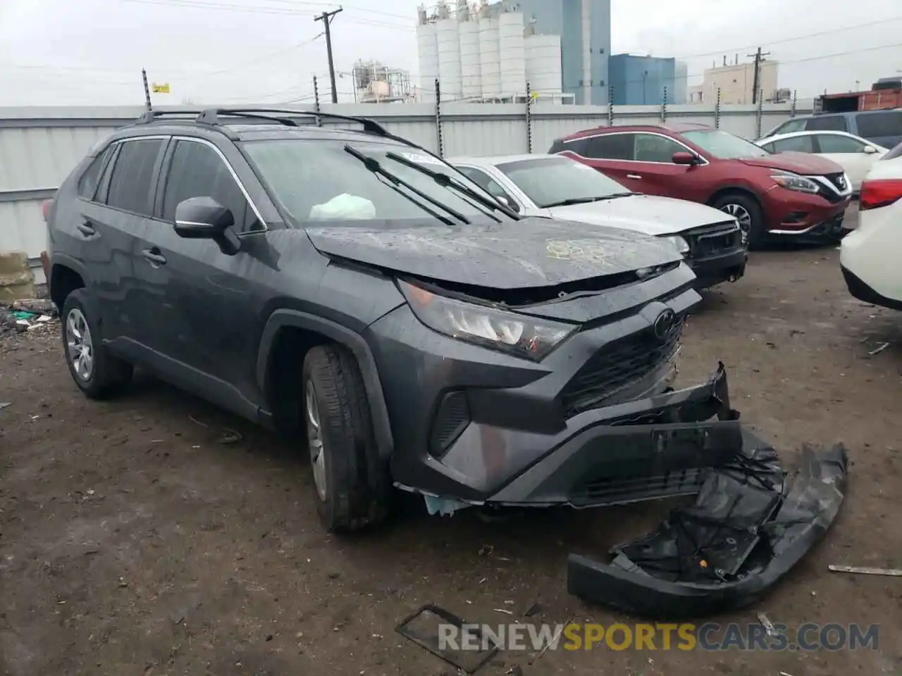 4 Photograph of a damaged car 2T3K1RFV9LC037286 TOYOTA RAV4 2020