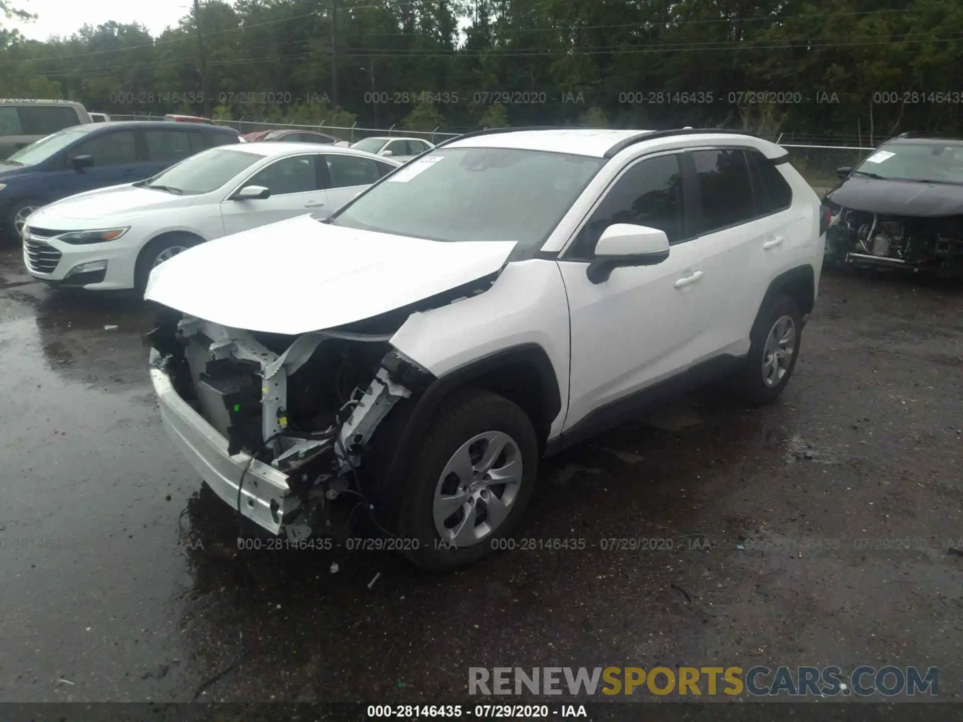 2 Photograph of a damaged car 2T3K1RFV9LC038275 TOYOTA RAV4 2020