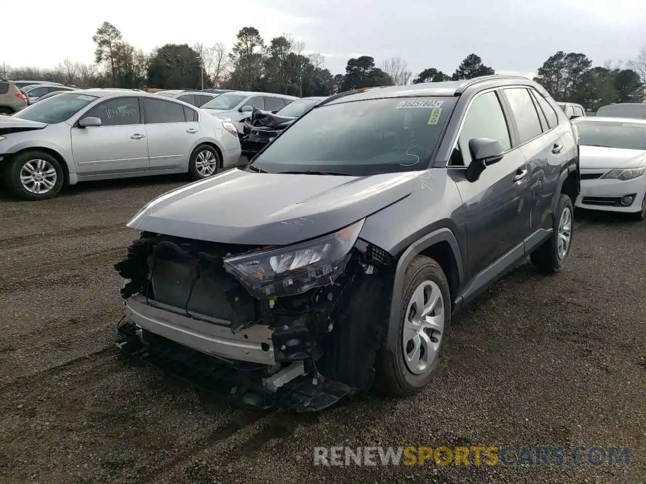 2 Photograph of a damaged car 2T3K1RFV9LC048854 TOYOTA RAV4 2020