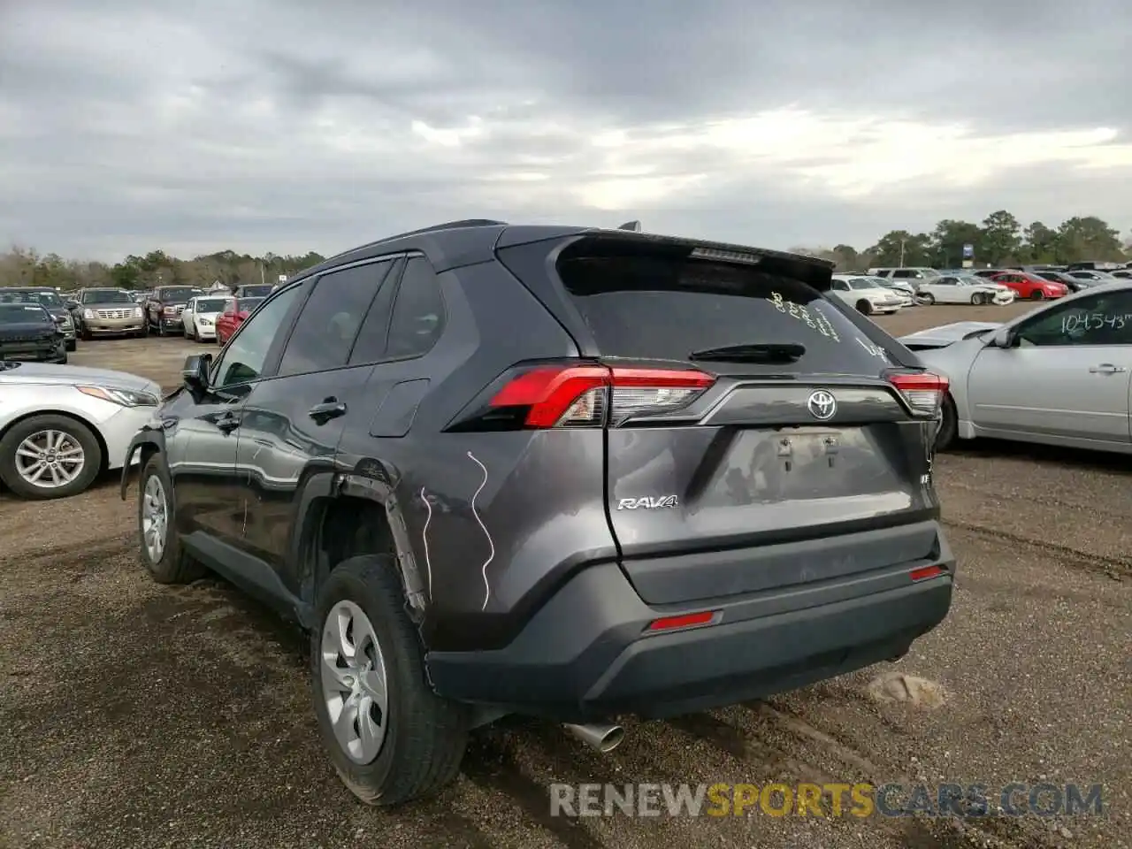 3 Photograph of a damaged car 2T3K1RFV9LC048854 TOYOTA RAV4 2020