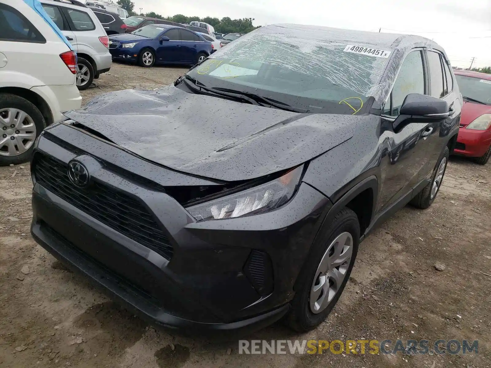 2 Photograph of a damaged car 2T3K1RFV9LC065010 TOYOTA RAV4 2020