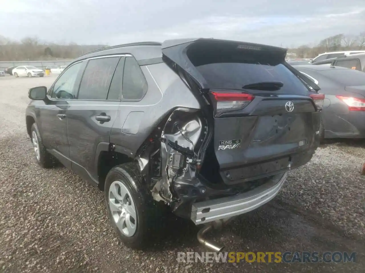 3 Photograph of a damaged car 2T3K1RFVXLC038138 TOYOTA RAV4 2020