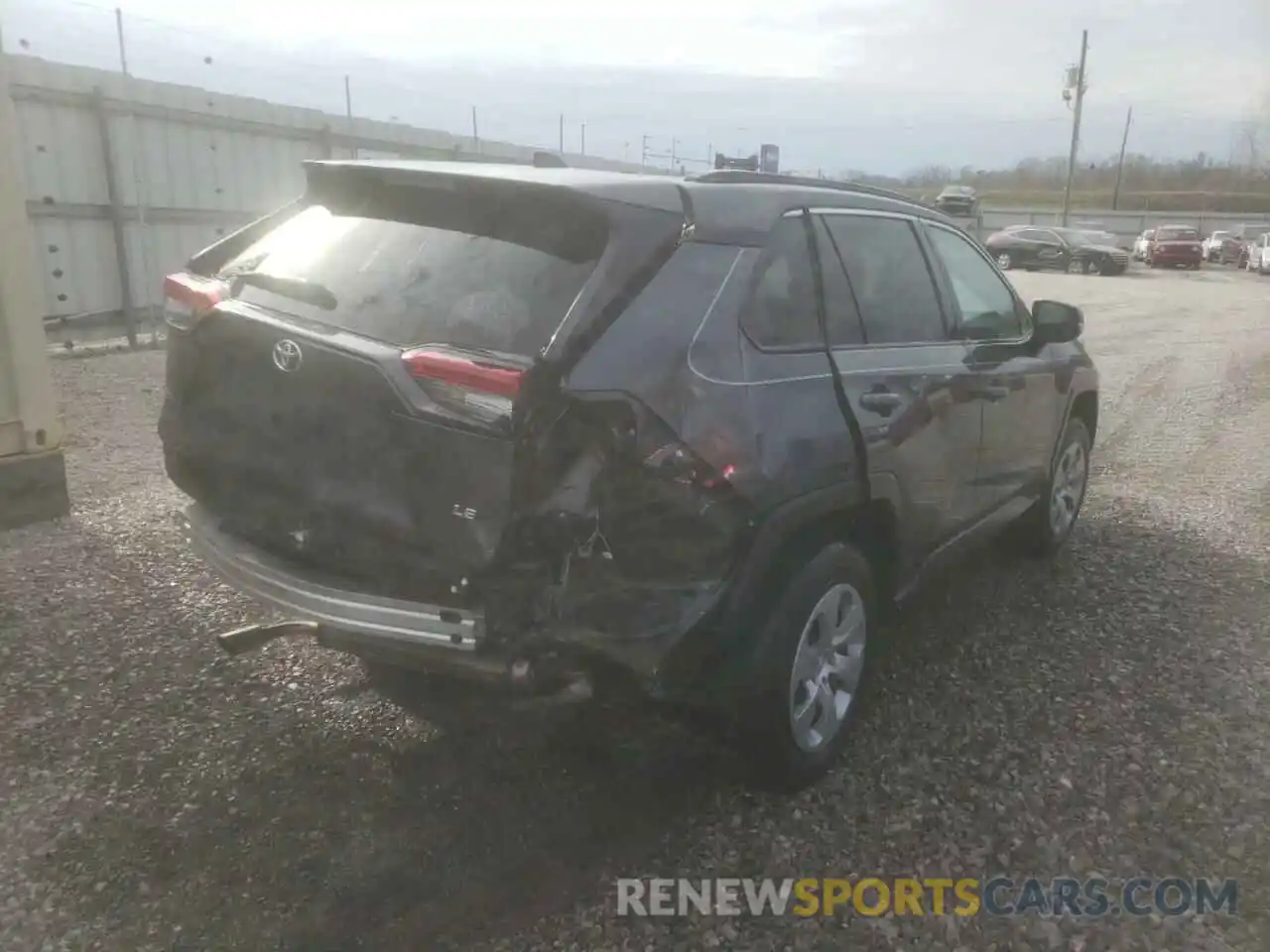 4 Photograph of a damaged car 2T3K1RFVXLC038138 TOYOTA RAV4 2020