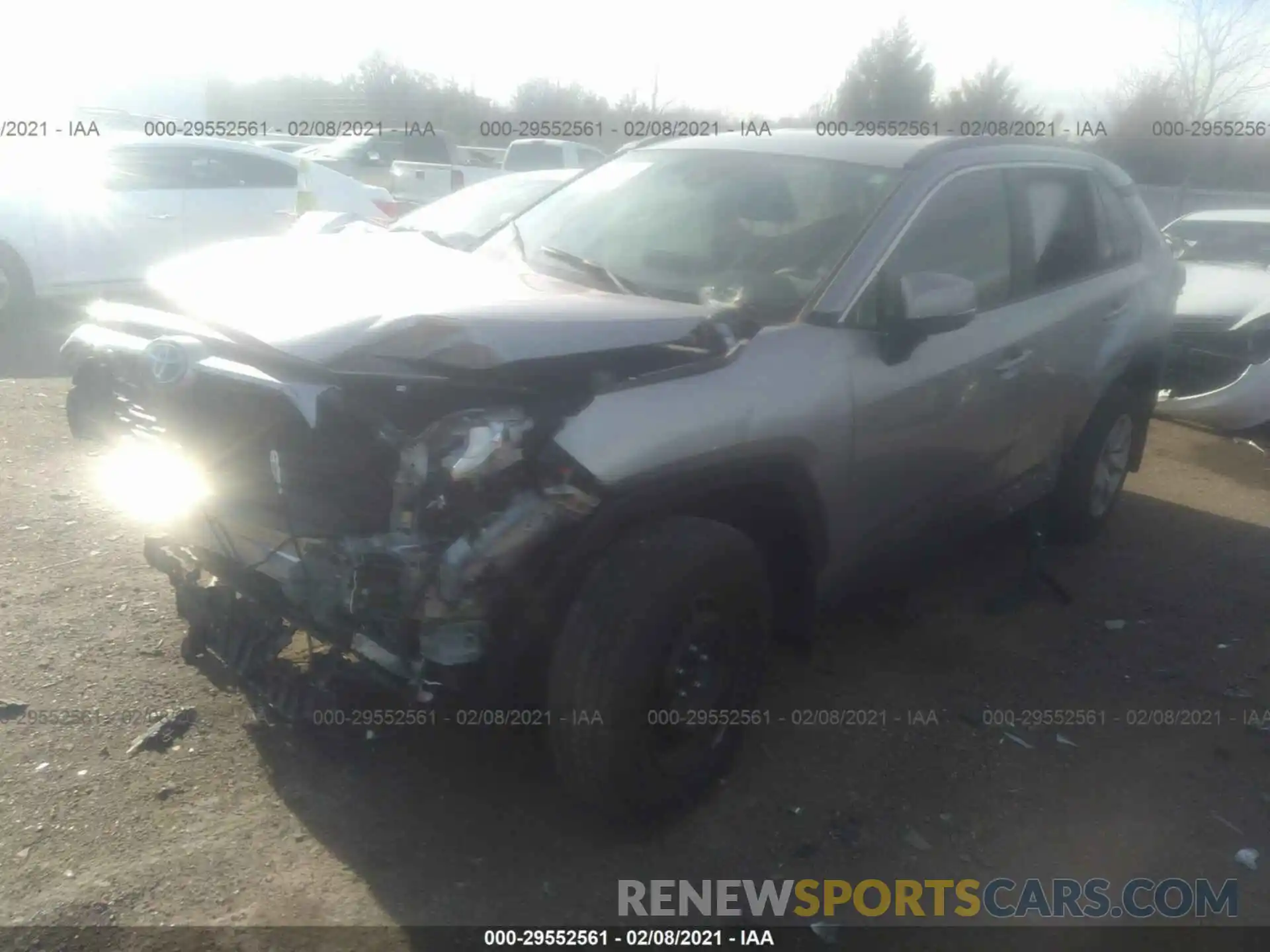 2 Photograph of a damaged car 2T3K1RFVXLC049172 TOYOTA RAV4 2020