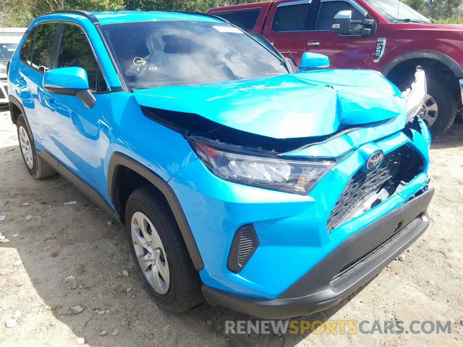 1 Photograph of a damaged car 2T3K1RFVXLC060124 TOYOTA RAV4 2020