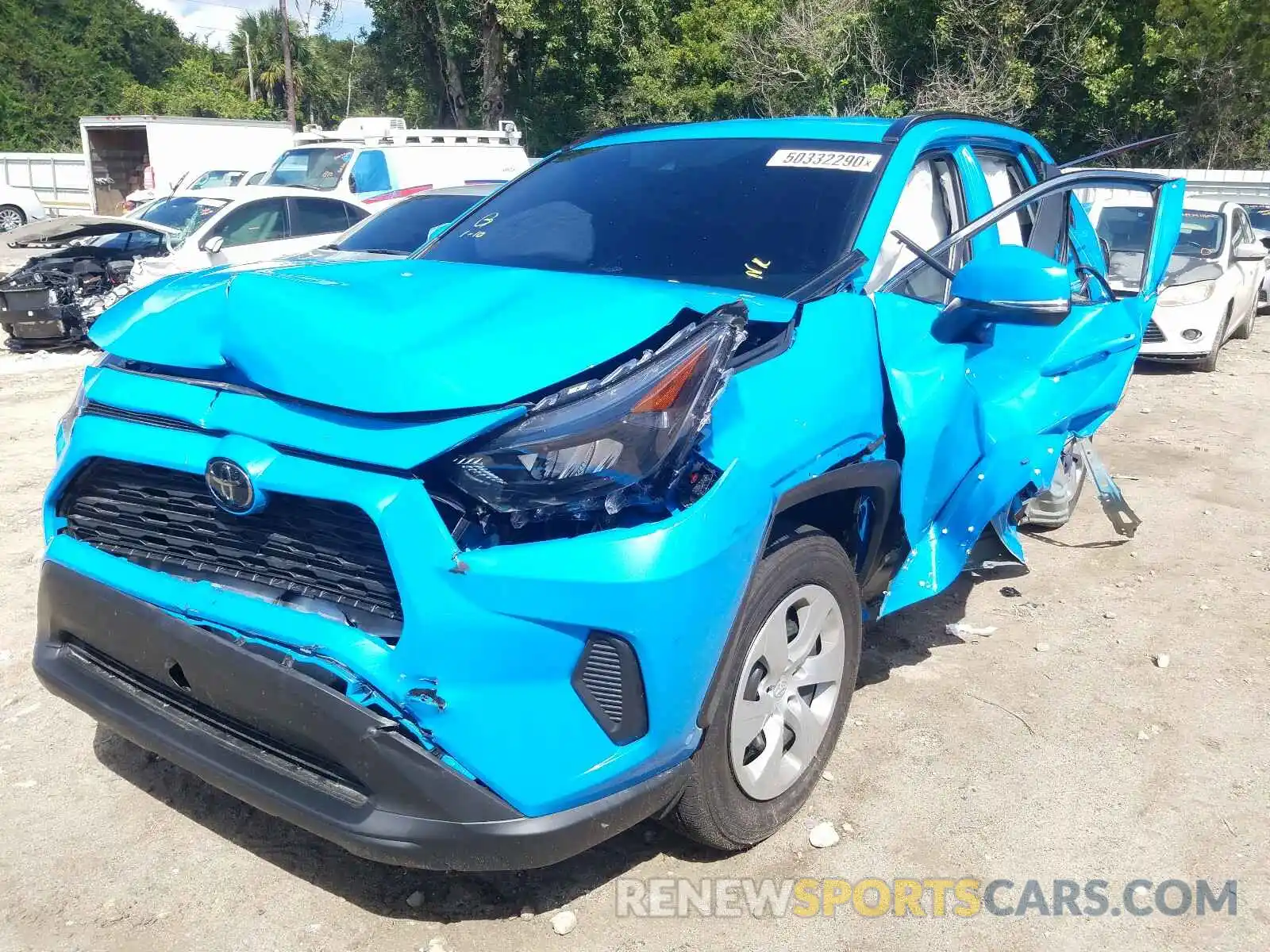 2 Photograph of a damaged car 2T3K1RFVXLC060124 TOYOTA RAV4 2020