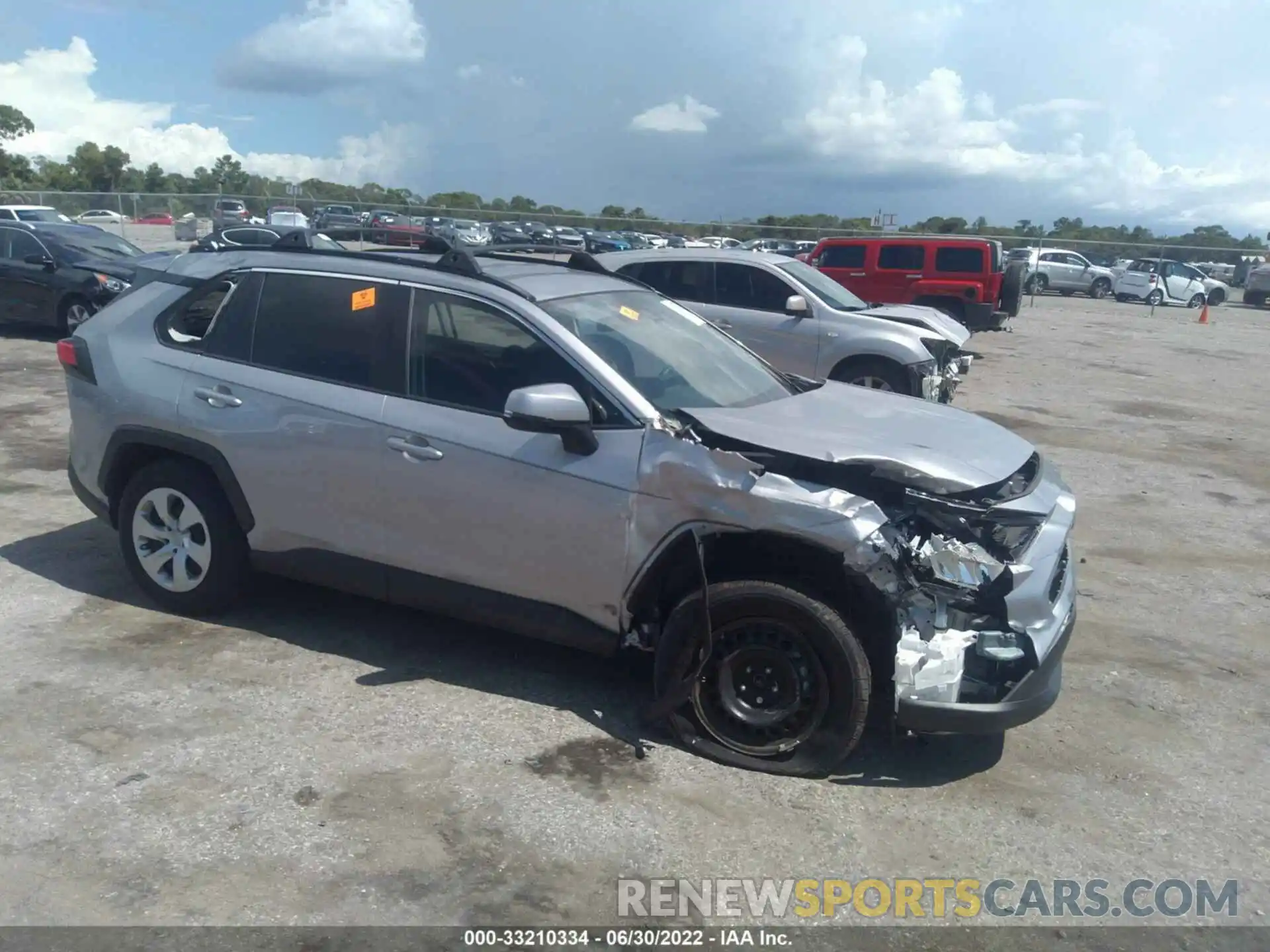 1 Photograph of a damaged car 2T3K1RFVXLC068000 TOYOTA RAV4 2020