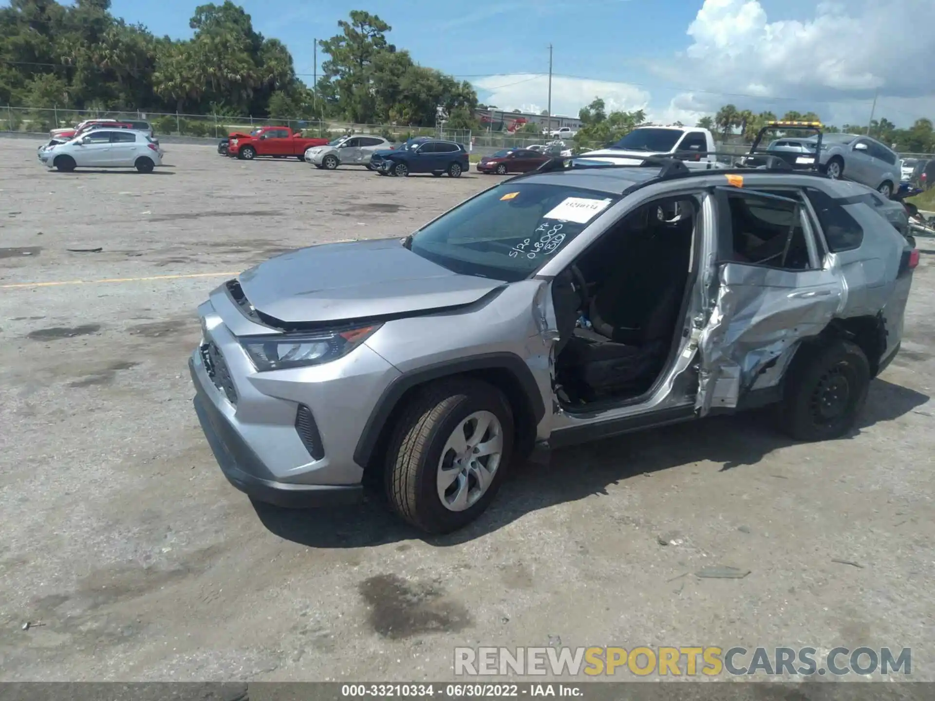 2 Photograph of a damaged car 2T3K1RFVXLC068000 TOYOTA RAV4 2020