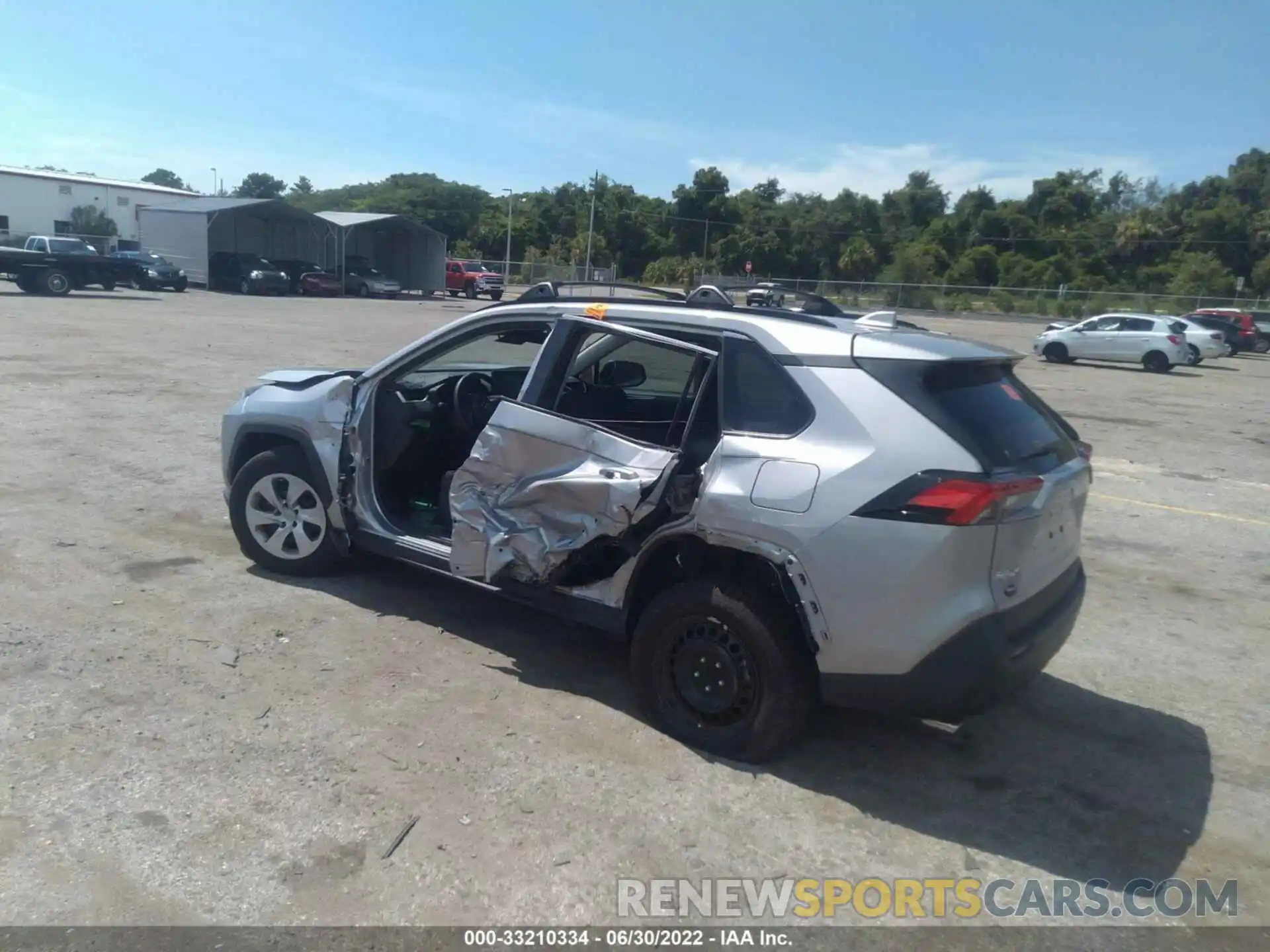 3 Photograph of a damaged car 2T3K1RFVXLC068000 TOYOTA RAV4 2020